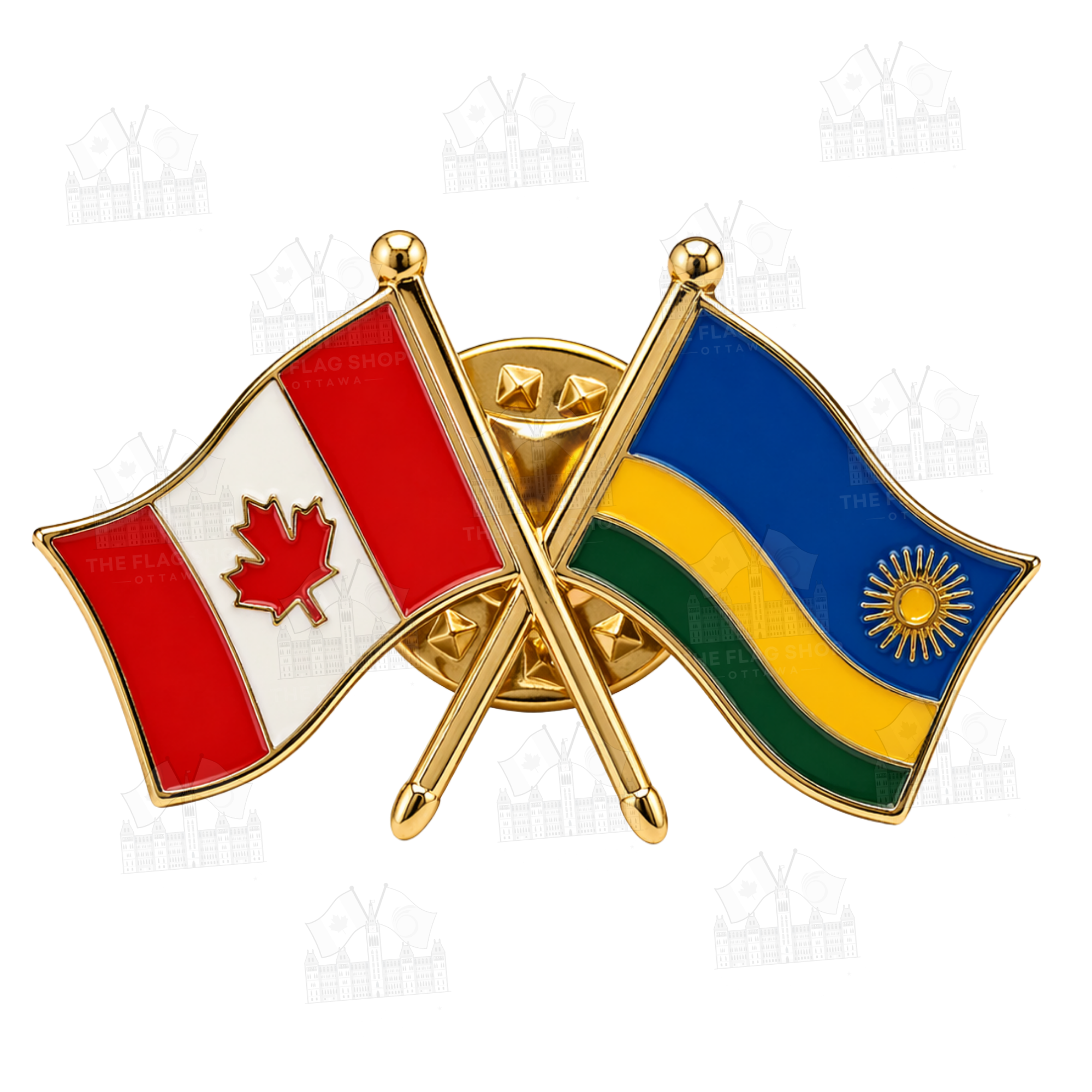 Canada x Rwanda Friendship Pin