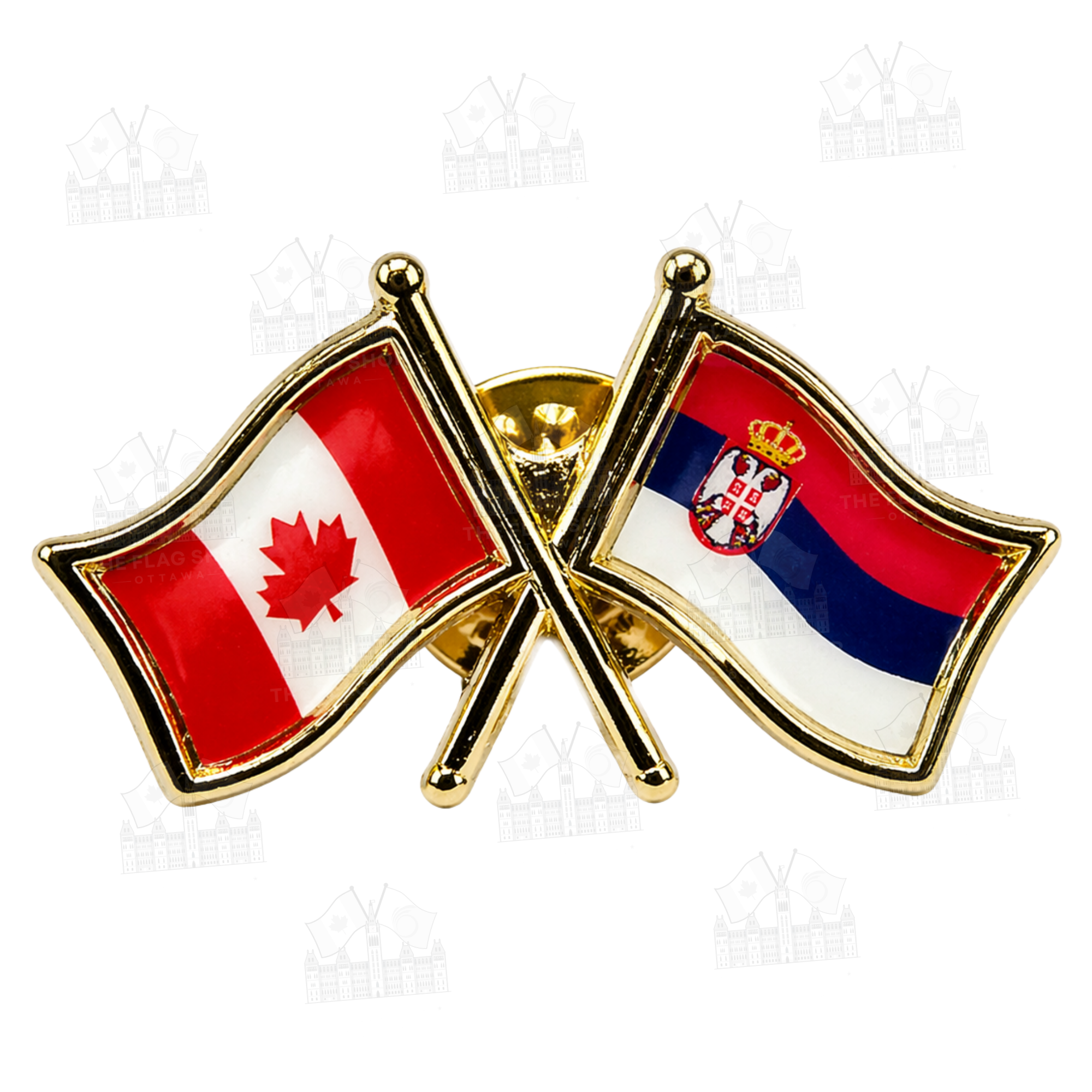 Canada x Serbia Friendship Pin