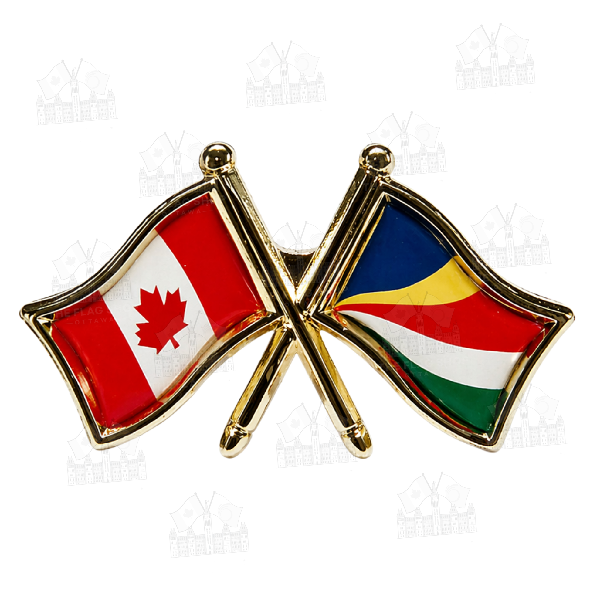 Canada x Seychelles Friendship Pin