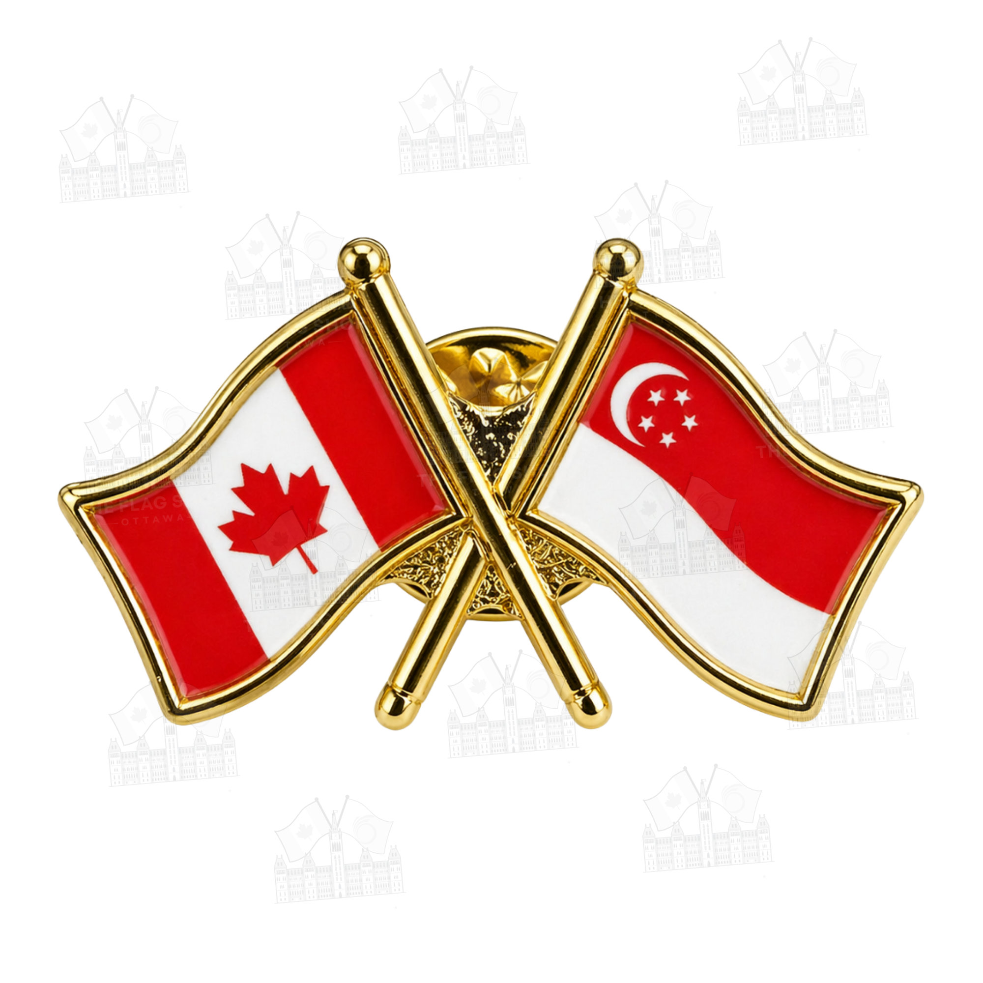 Canada x Singapore Friendship Pin