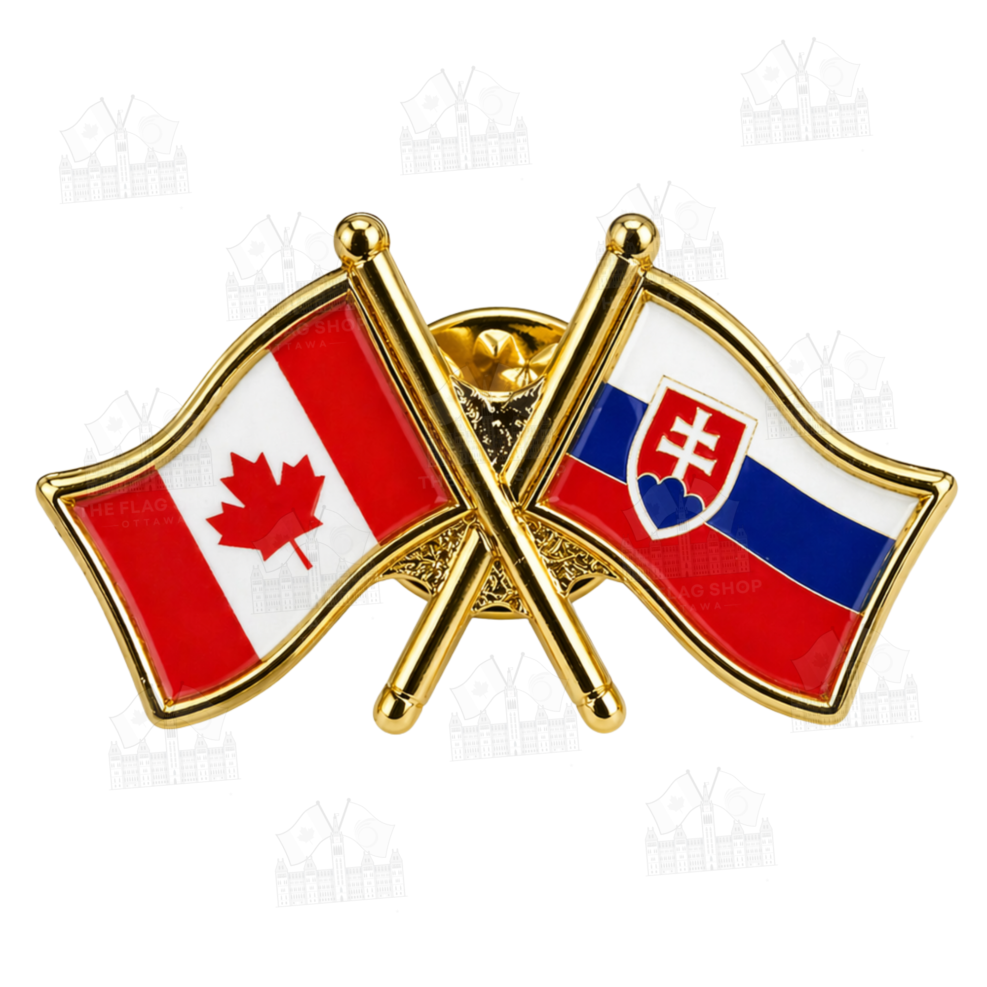Canada x Slovakia Friendship Pin