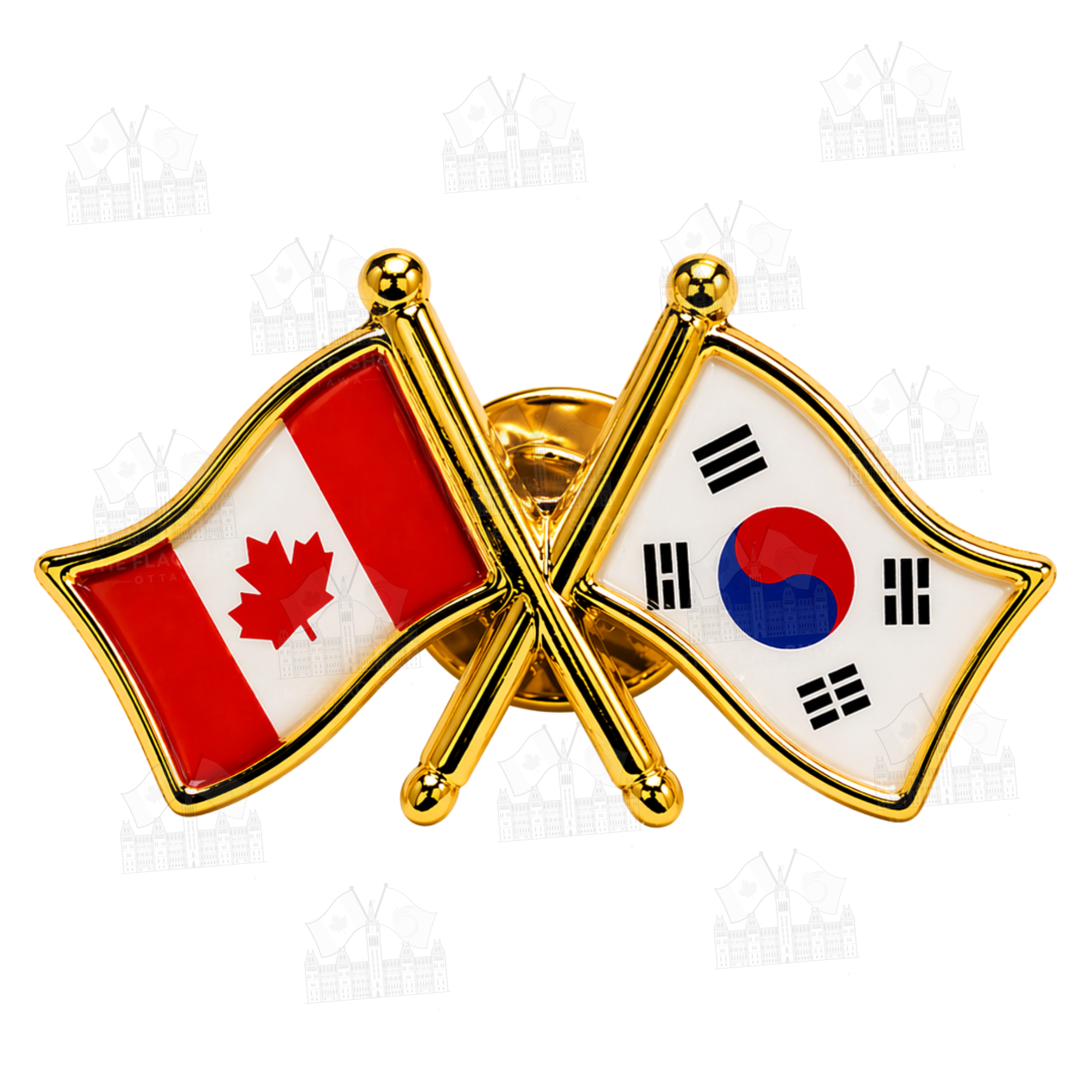 Canada x South Korea Friendship Pin