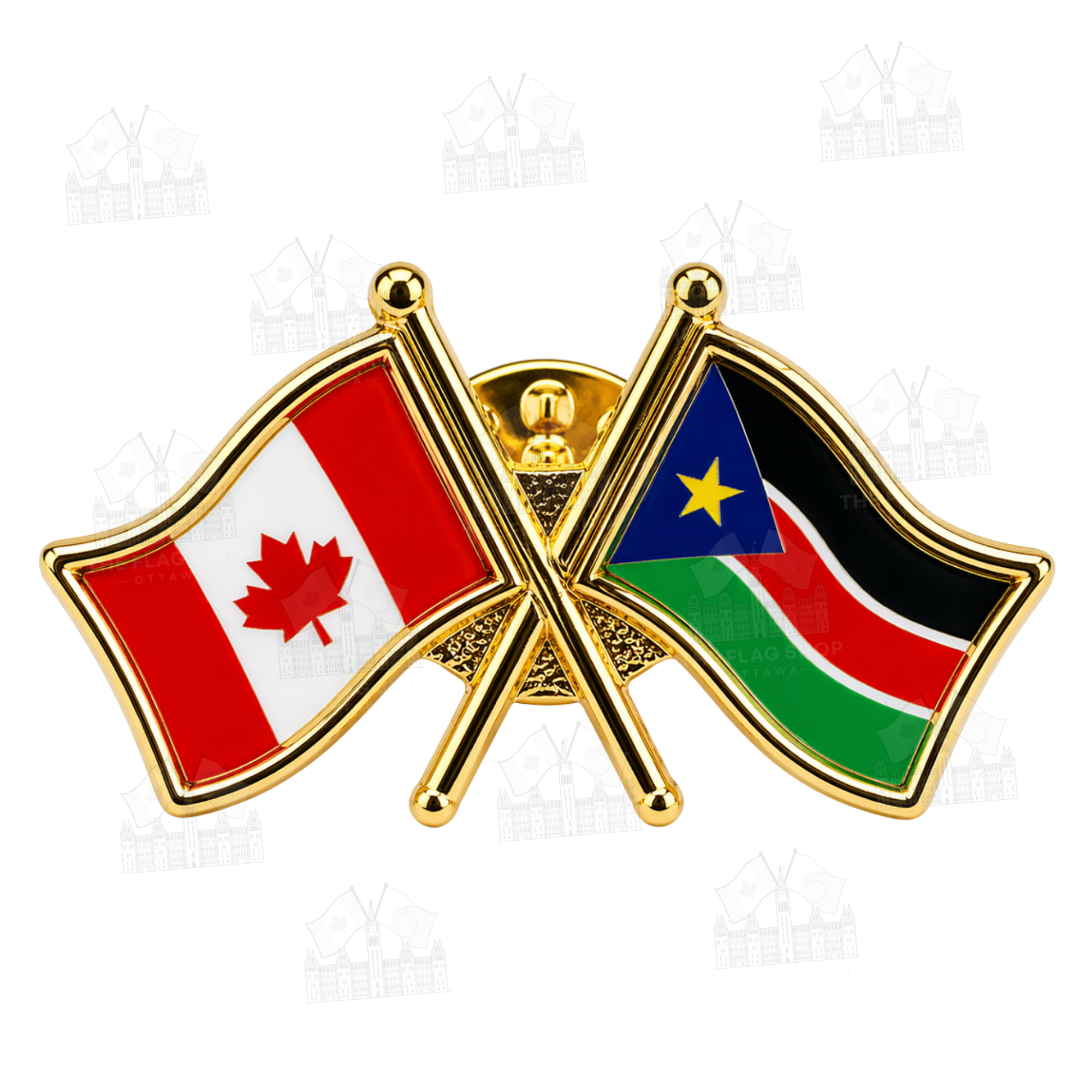Canada x South Sudan Friendship Pin