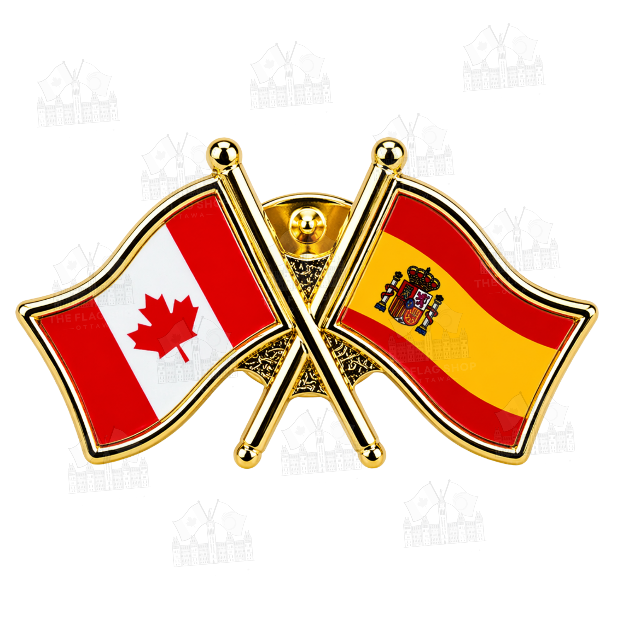 Canada x Spain Friendship Pin