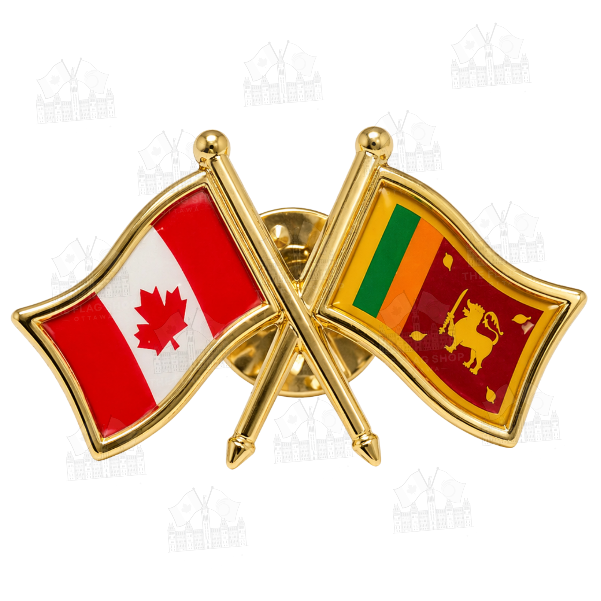 Canada x Sri Lanka Friendship Pin