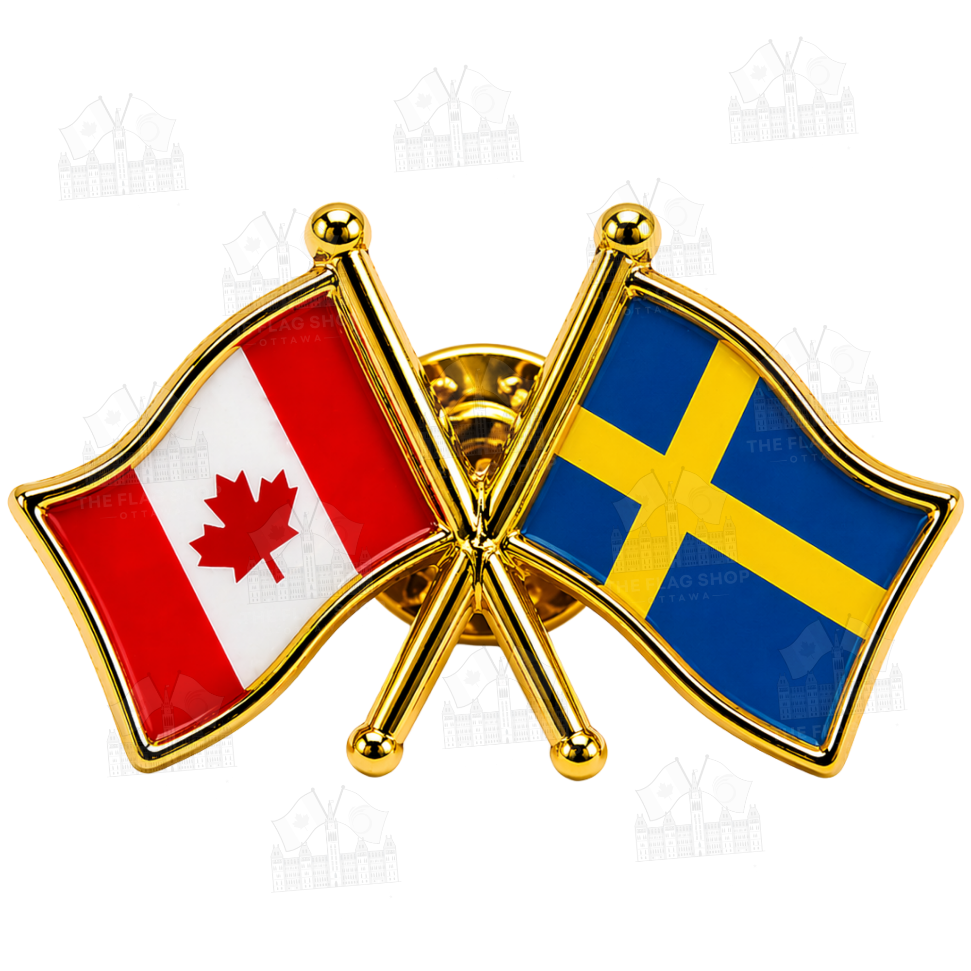 Canada x Sweden Friendship Pin
