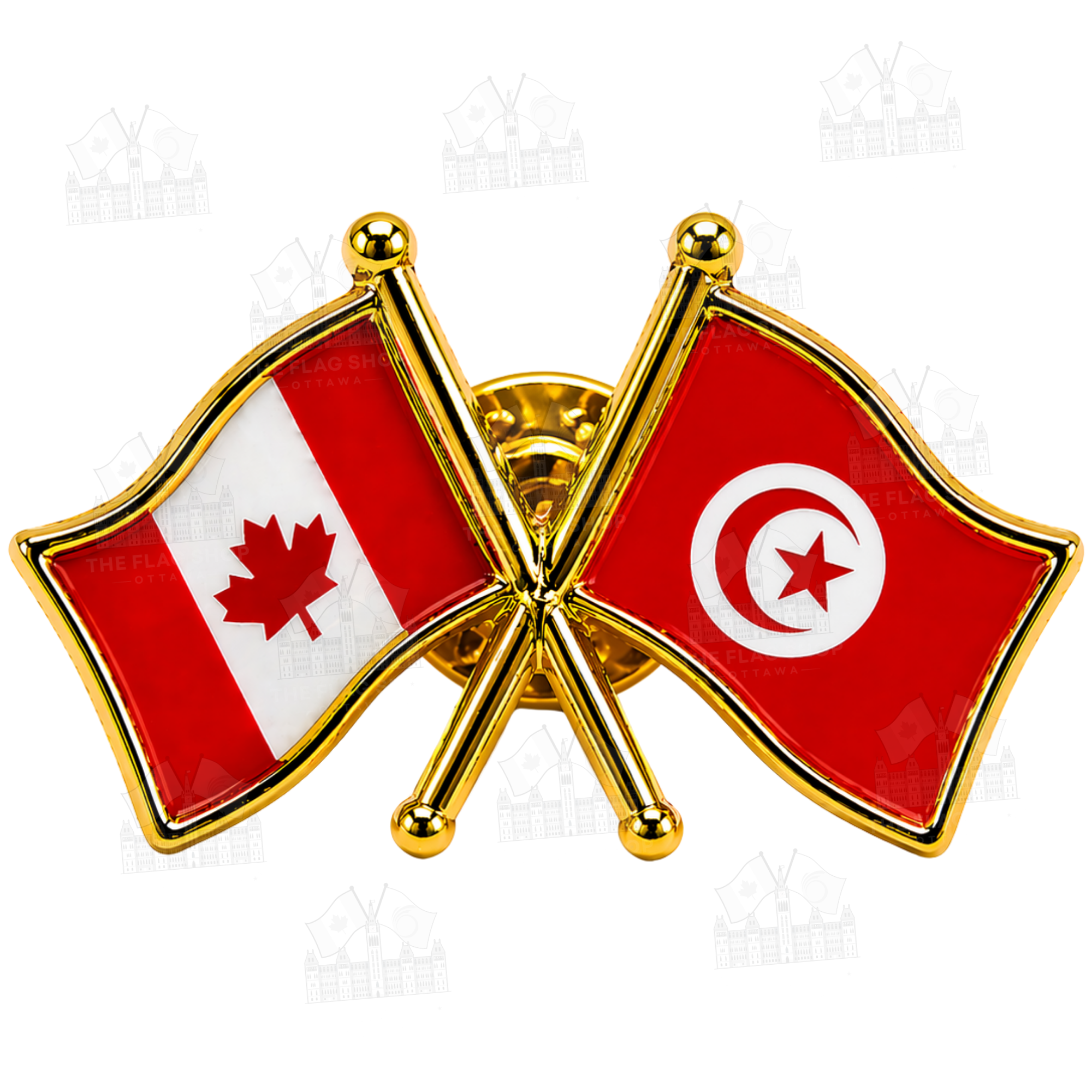 Canada x Tunisia Friendship Pin