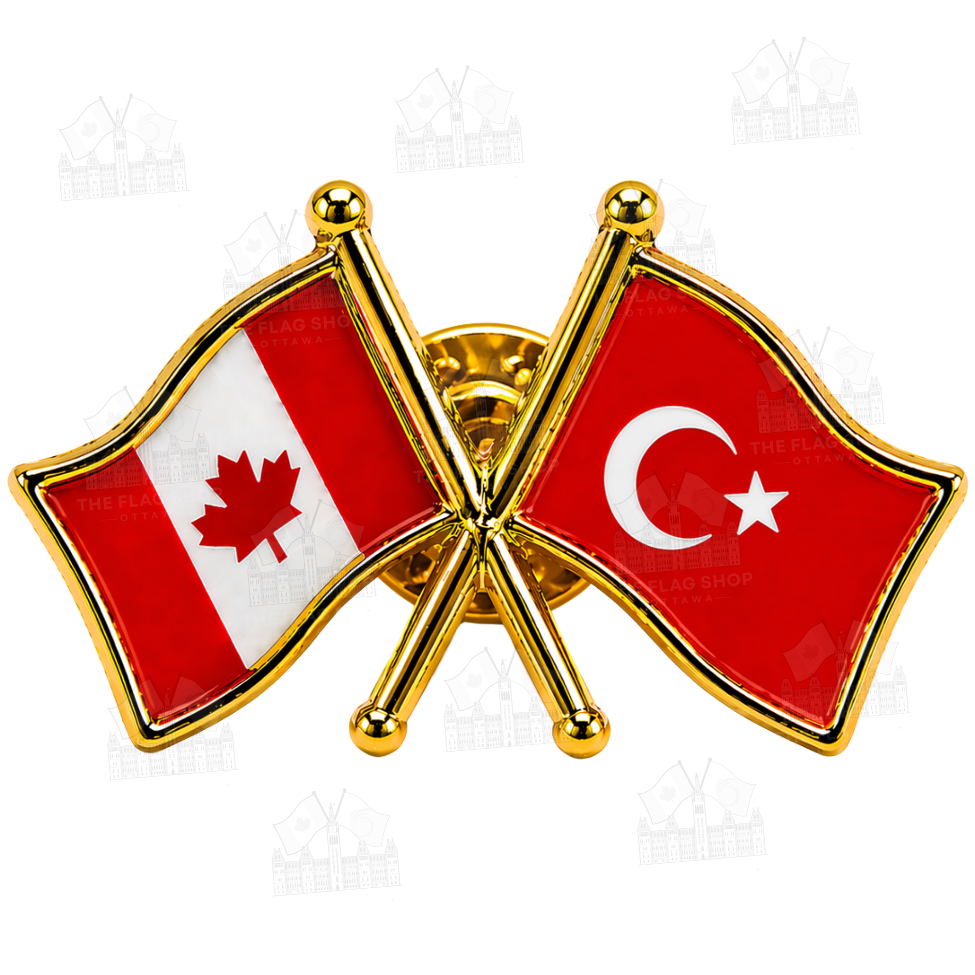 Canada x Turkey Friendship Pin