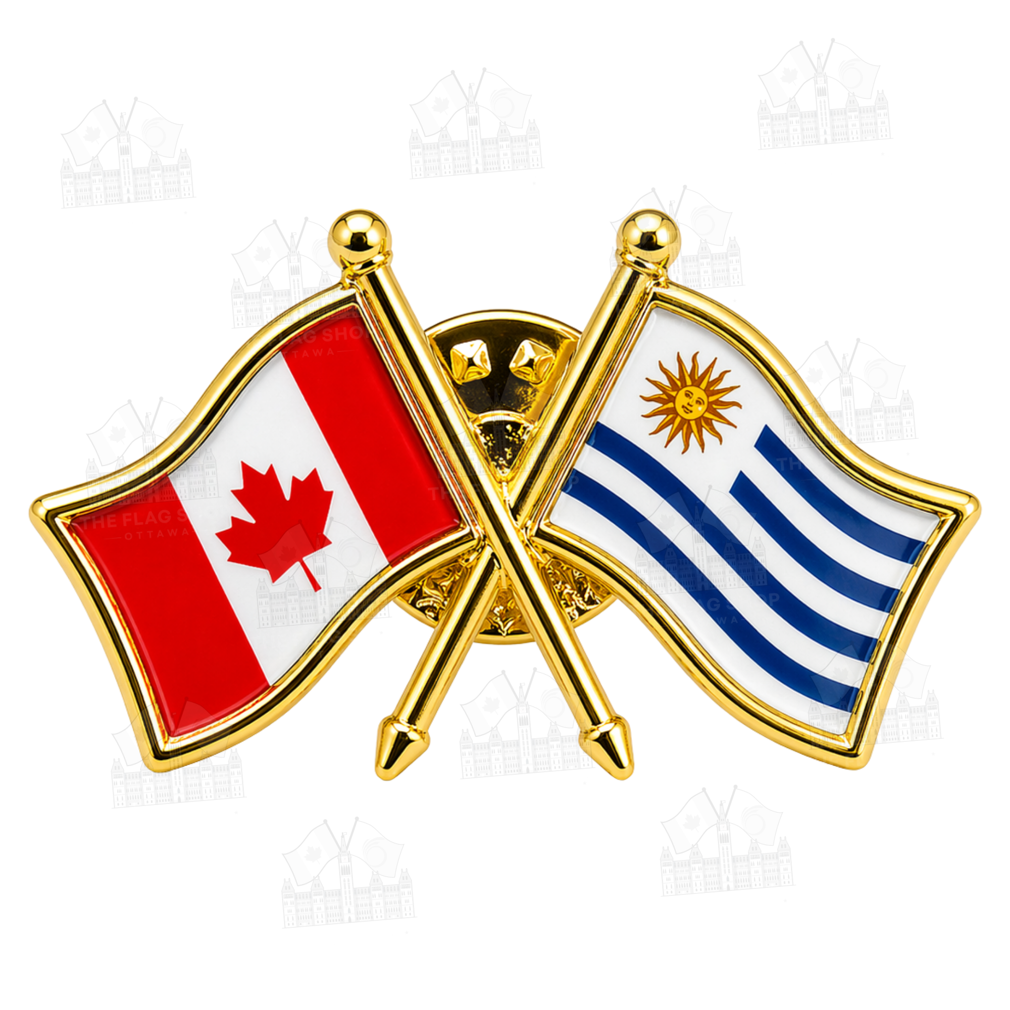 Canada x Uruguay Friendship Pin