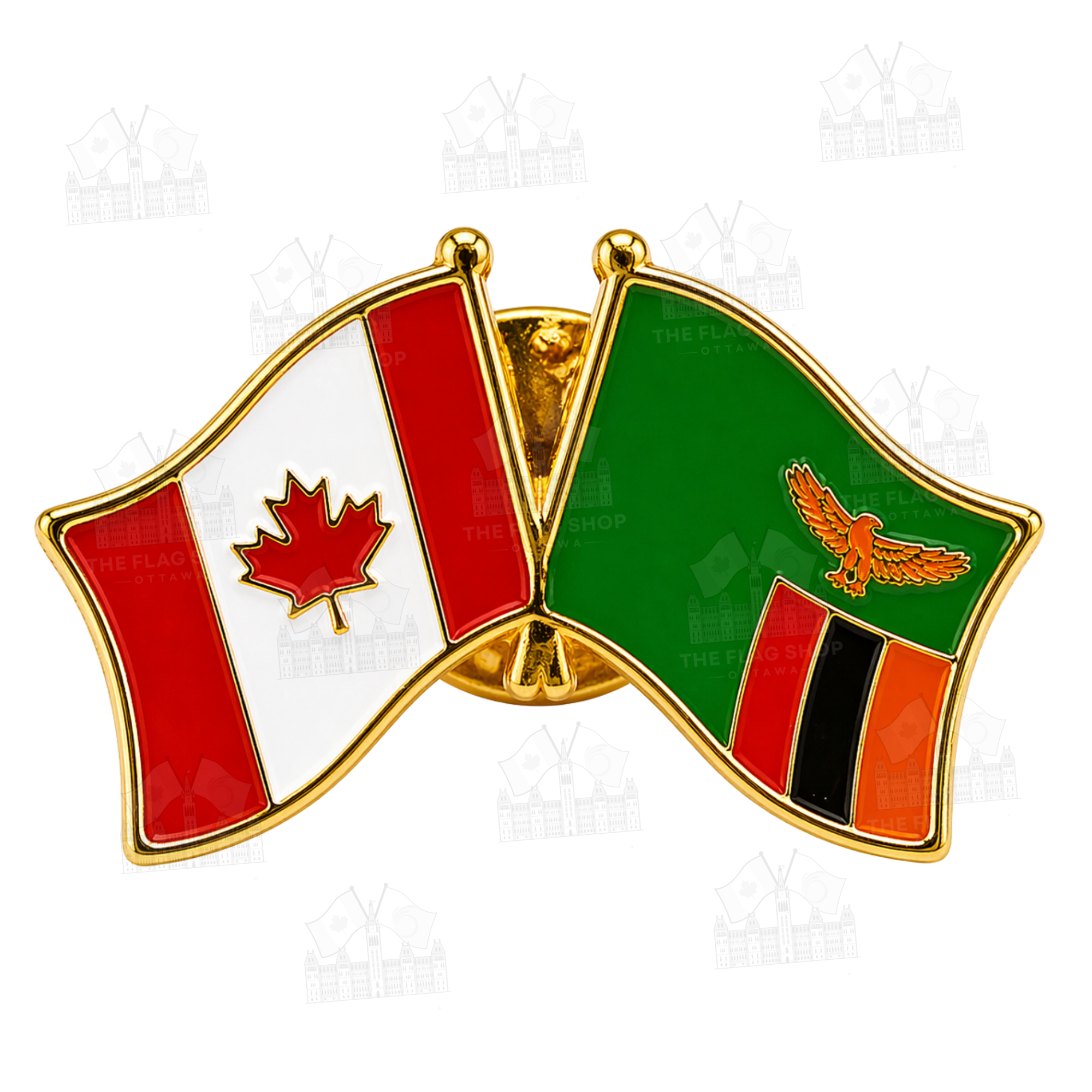 Canada x Zambia Friendship Pin
