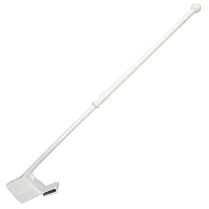 Car Window Flagpole, White