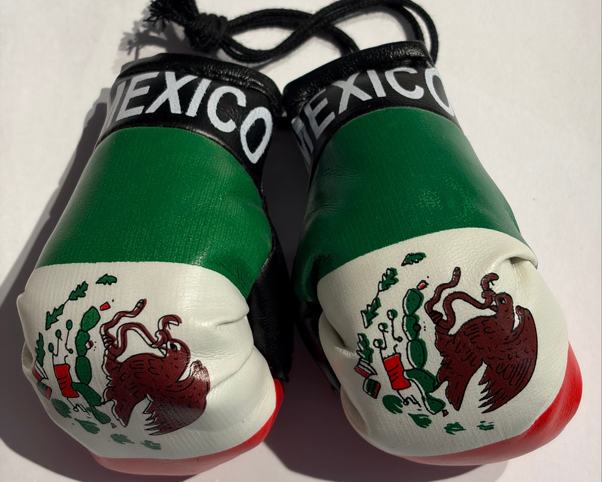 Mexico Car Mirror Boxing Gloves