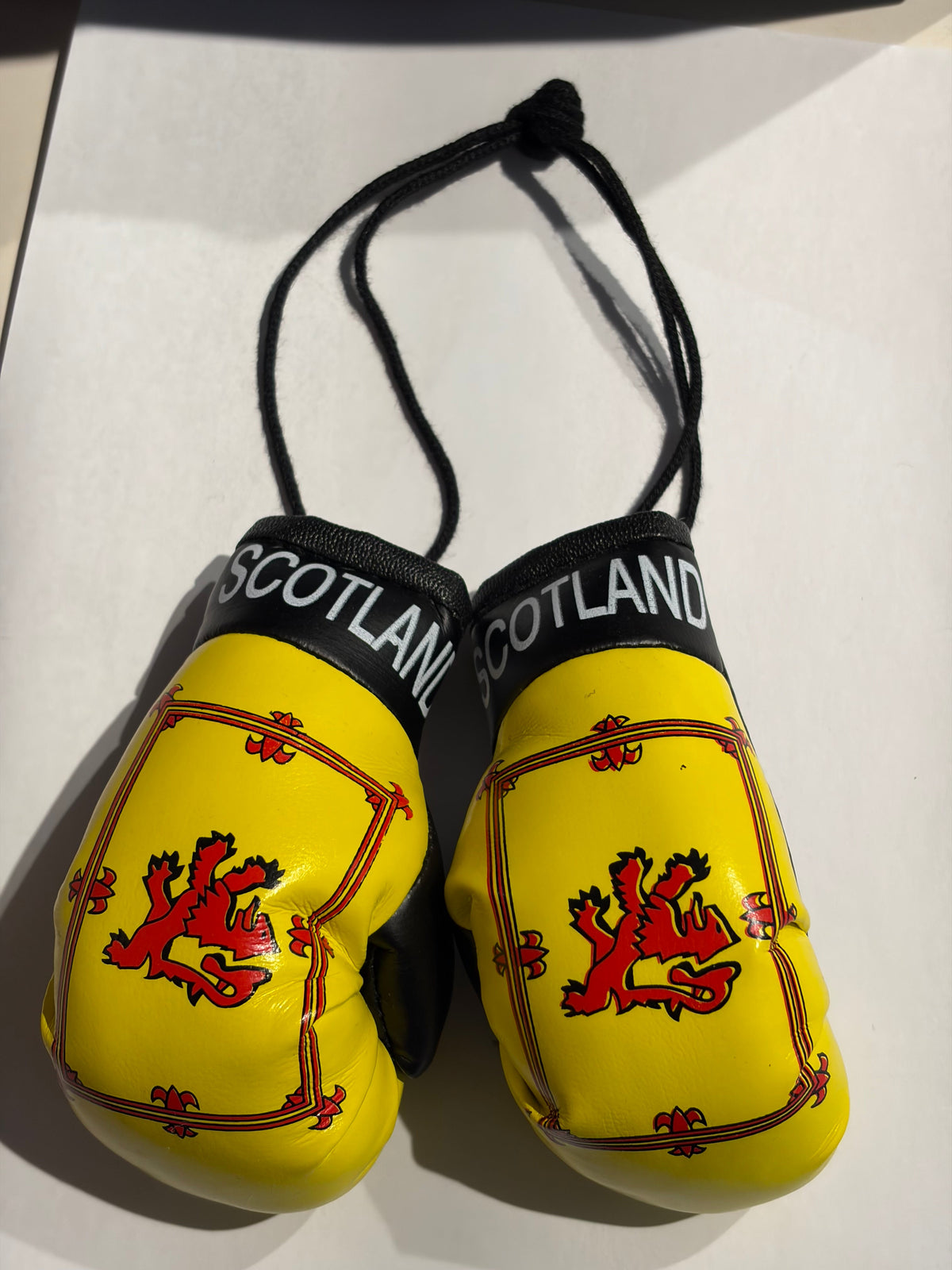 Scotland Car Mirror Boxing Gloves
