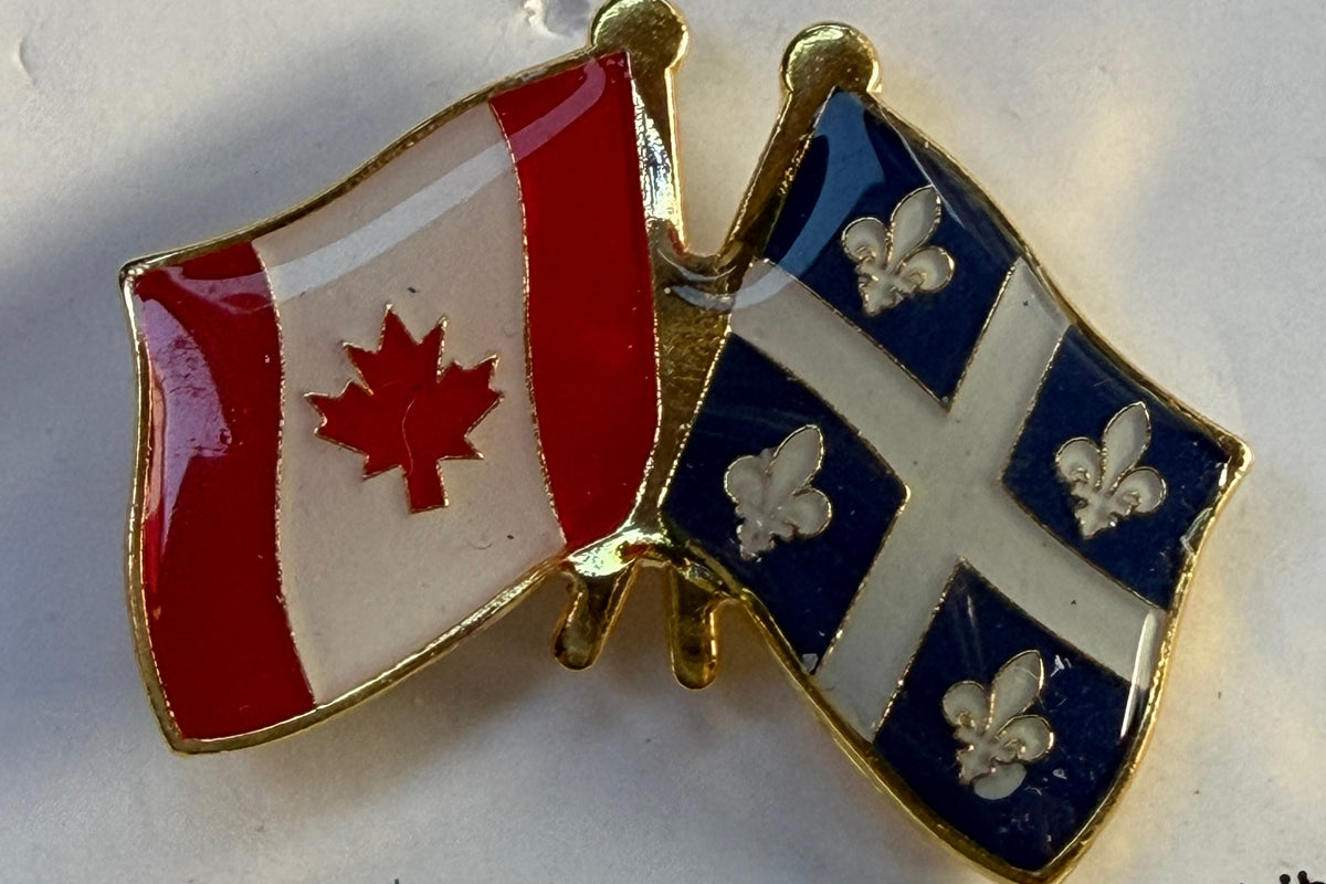 Canada-Quebec Flag Pin