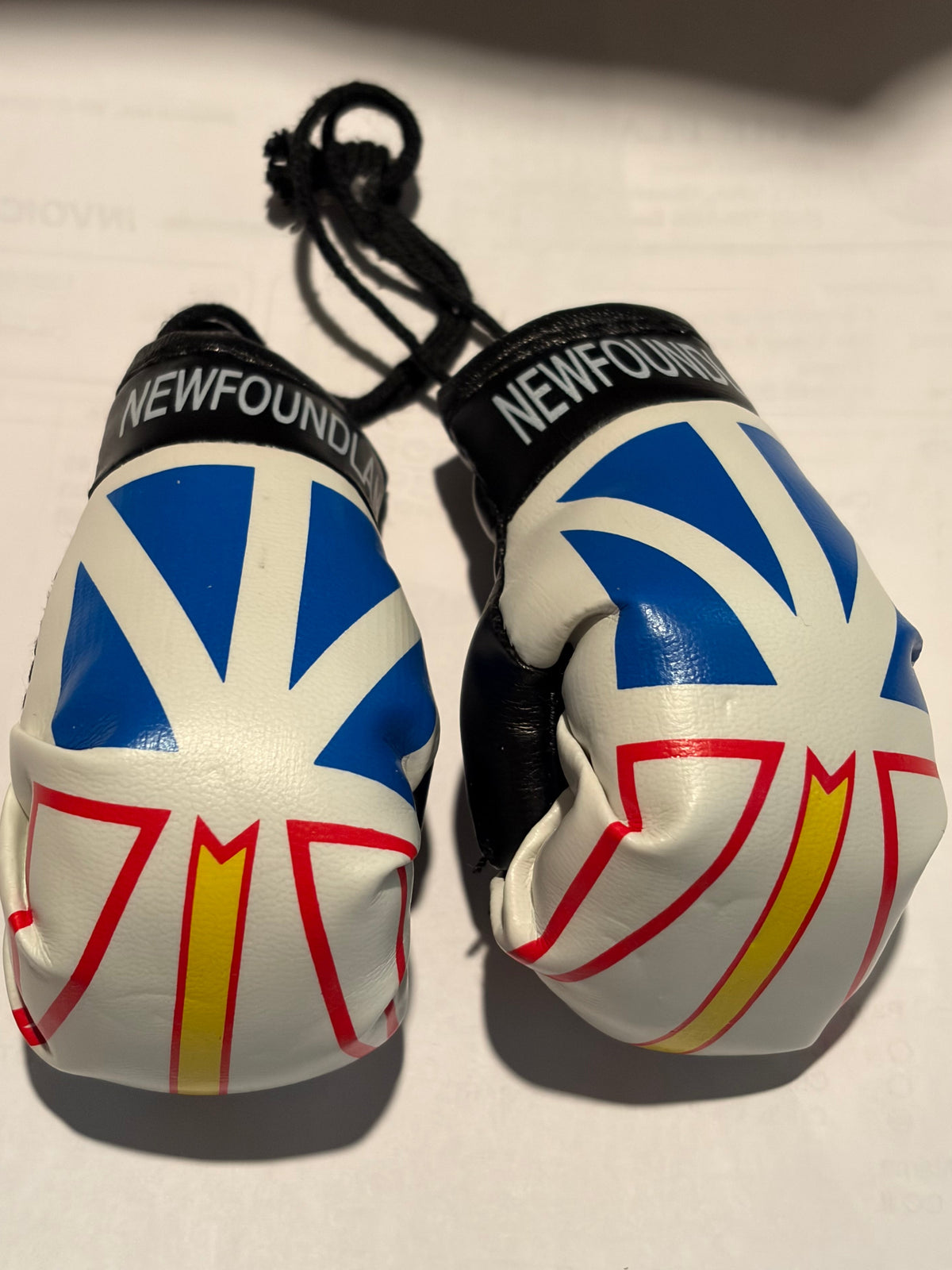 Newfoundland Car Mirror Boxing Gloves