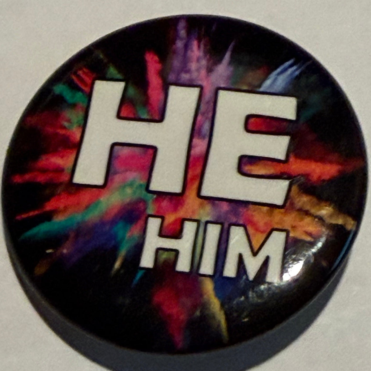 He/Him Button