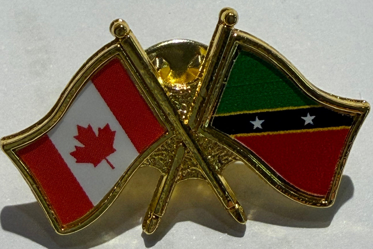 Canada & St. Kitts & Nevis Friendship Pin