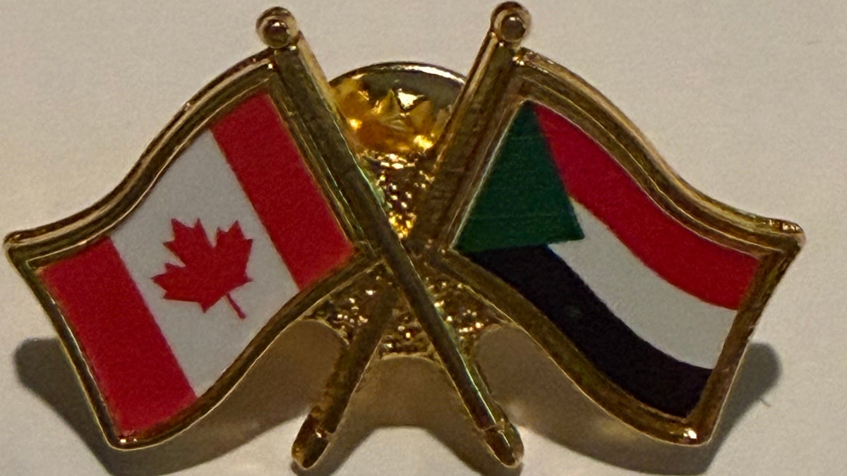 Canada x Sudan Friendship Pin