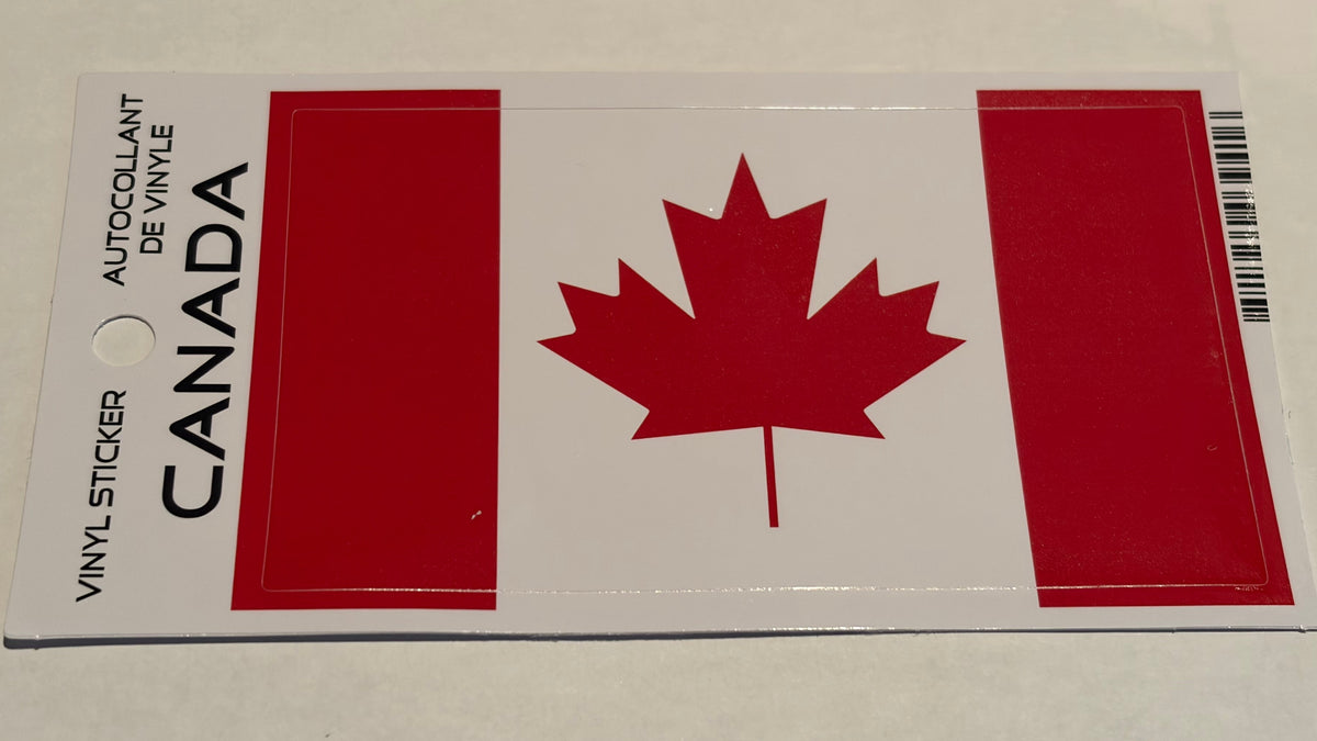 Canada Vinyl Decal 2.375x4 "