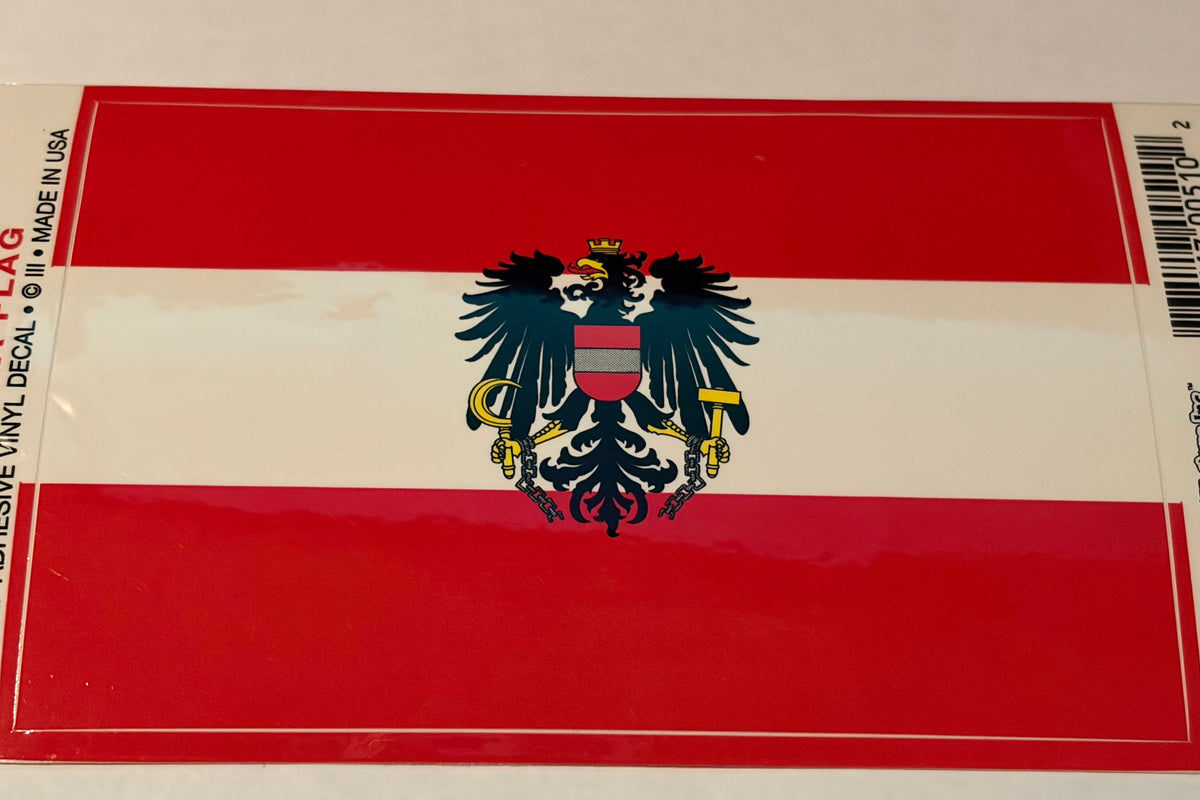Austria Vinyl Decal 3.25x5"