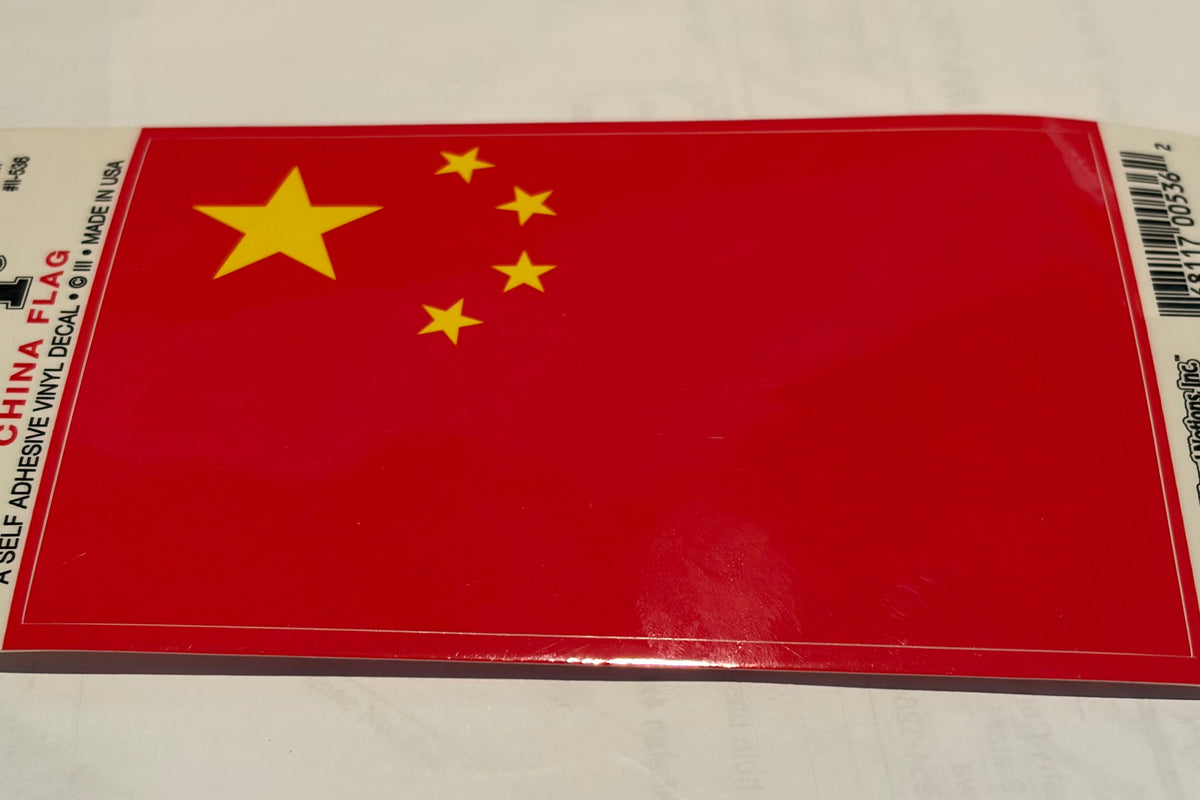 China Vinyl Decal 3.25x5"