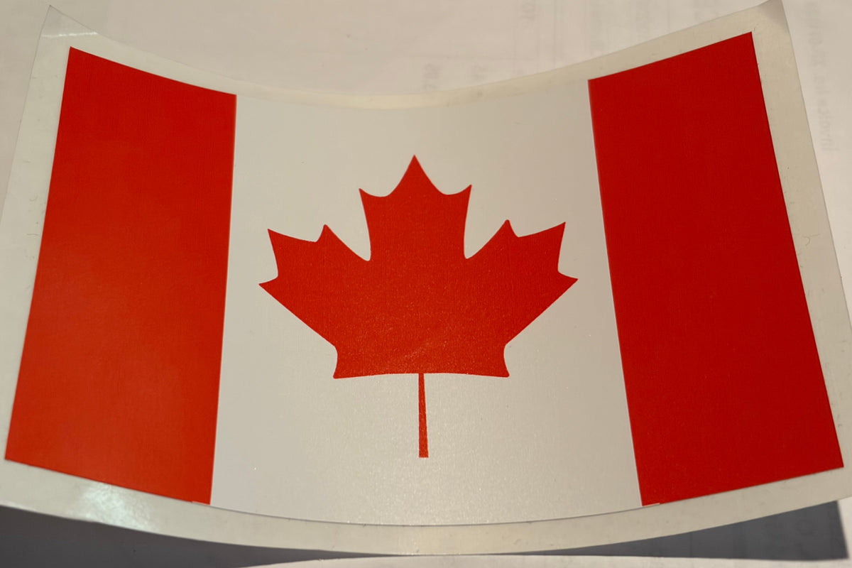 Canada Vinyl Decal 3.25x5"