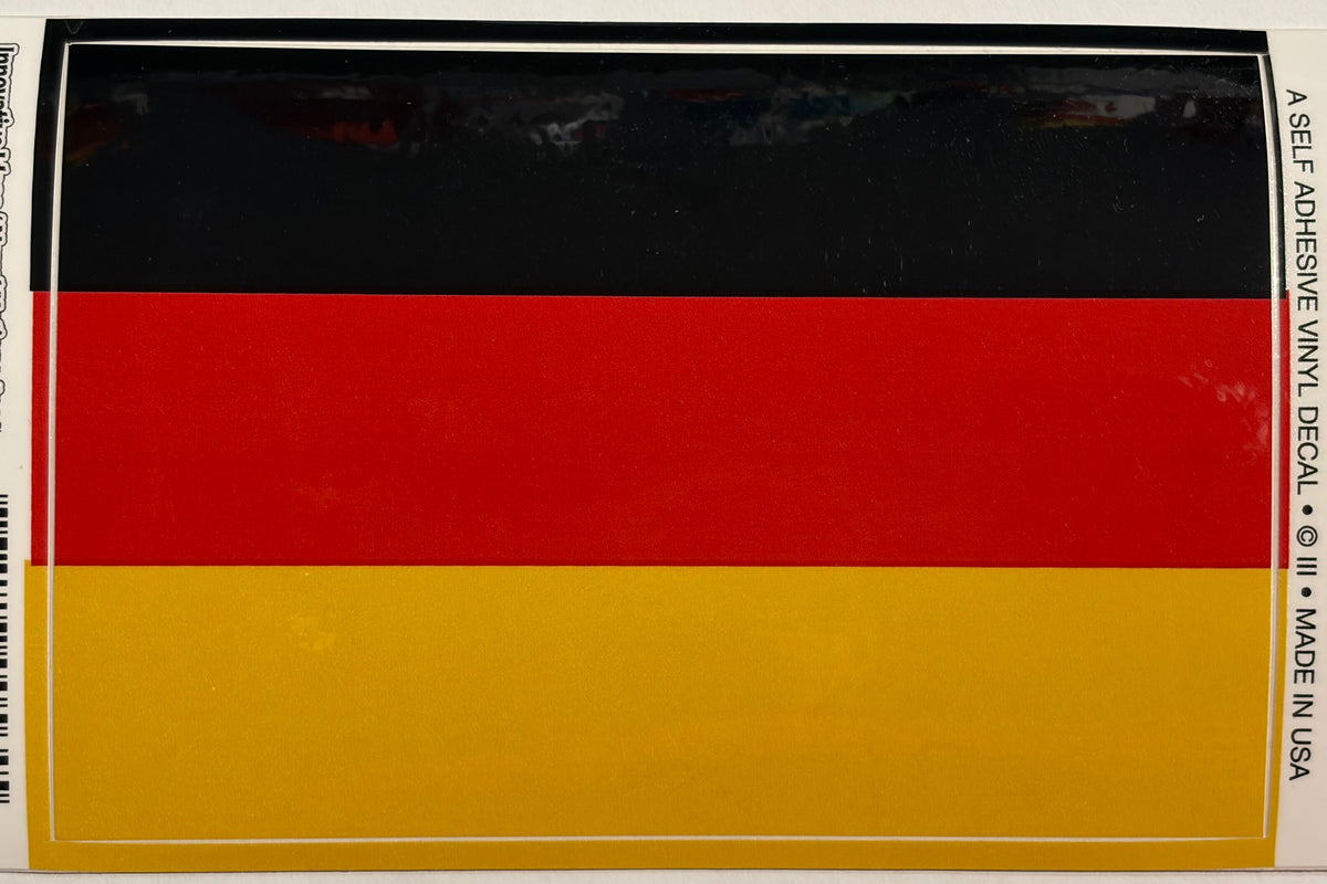 Germany Decal/Bumper Sticker Vinyl 3.25x5"