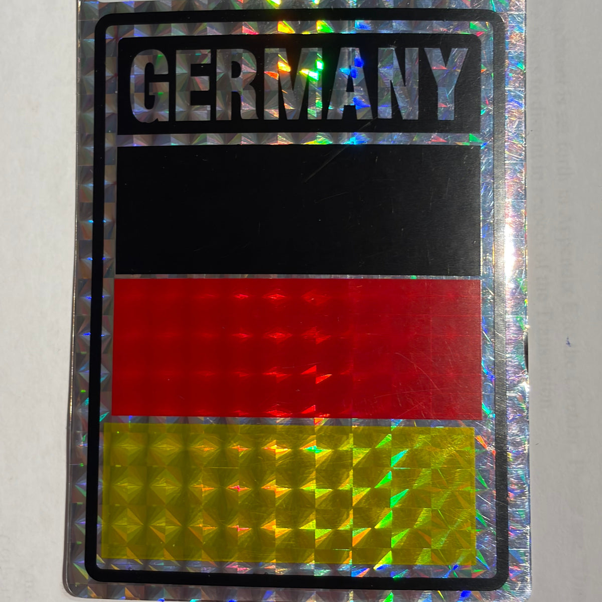 Germany Reflectice Decal/Bumper Sticker