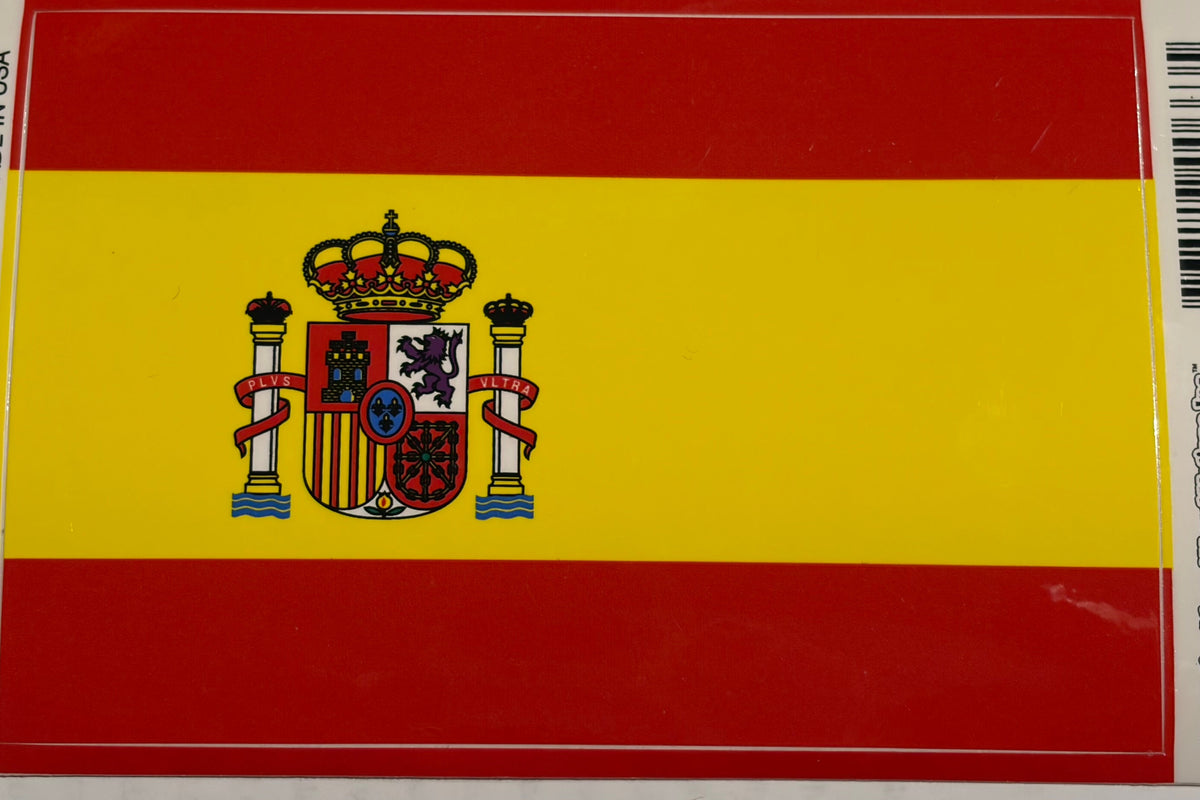 Spain Vinyl Decal/Bumper Sticker 3.25x5"
