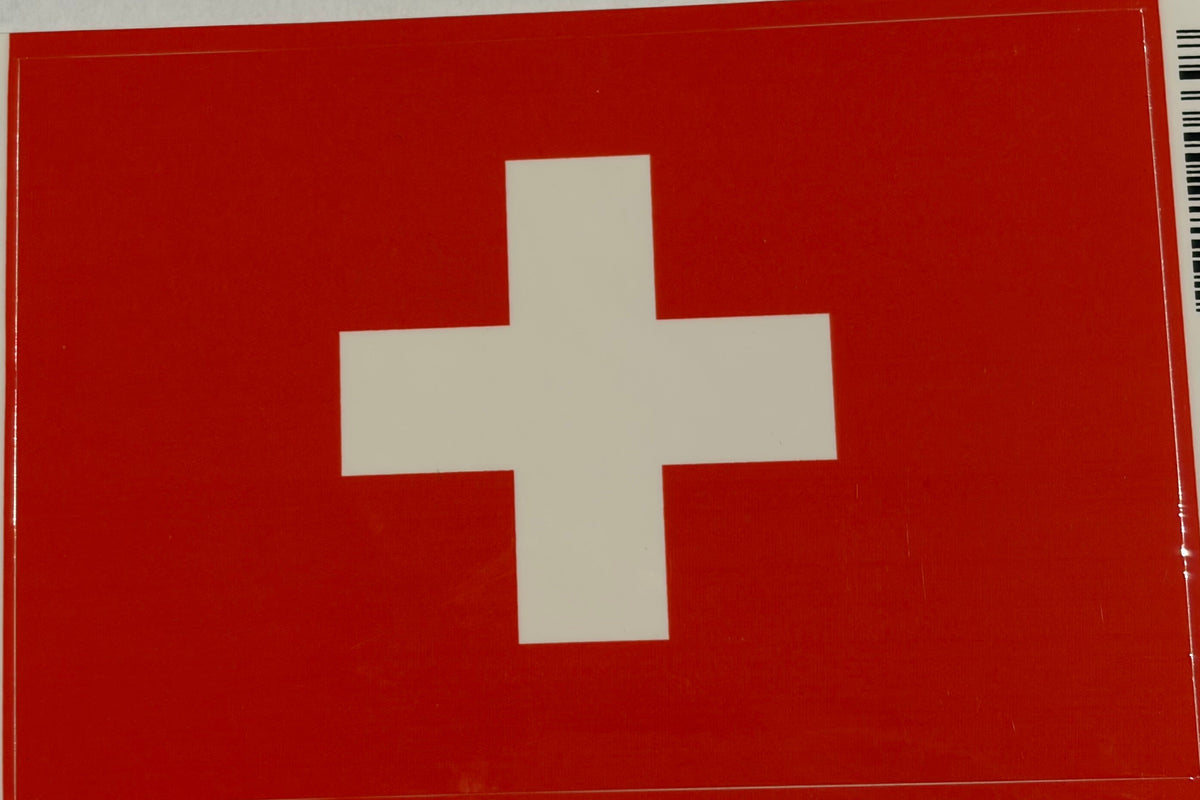 Switzerland Vinyl Decal/Bumper Sticker 3.25x5"