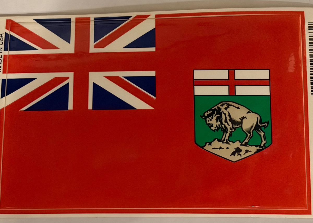 Manitoba Vinyl Decal/Bumper Sticker 3.25x5"
