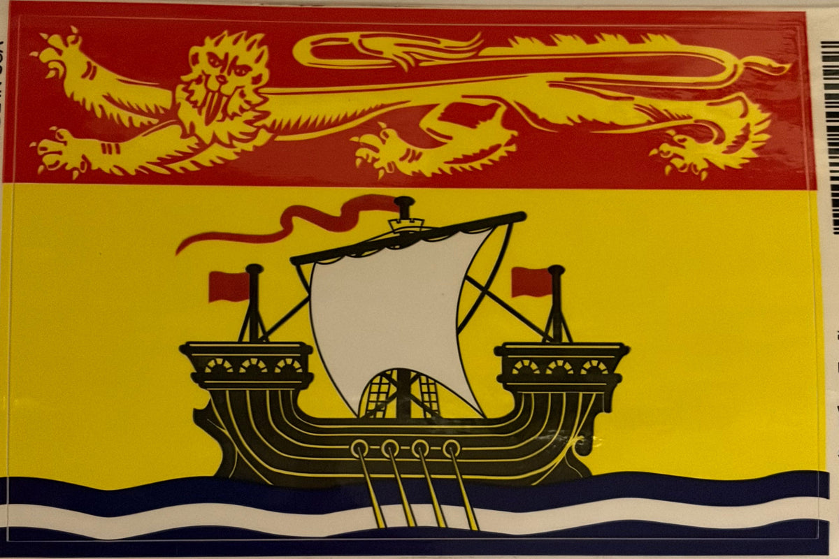 New Brunswick Vinyl Decal/Bumper Sticker 3.25x5"