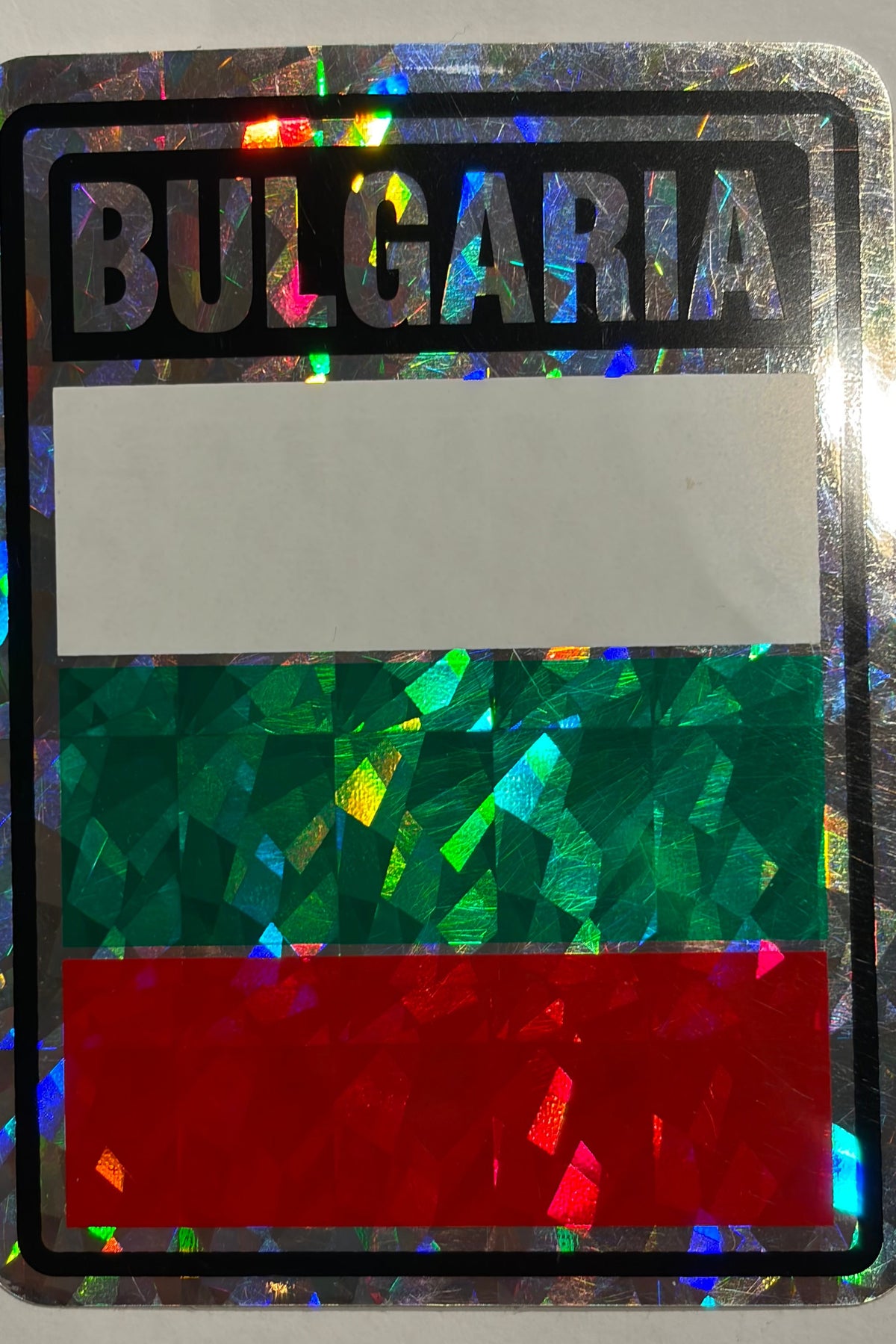 Bulgaria Reflective Decal/Bumper Sticker