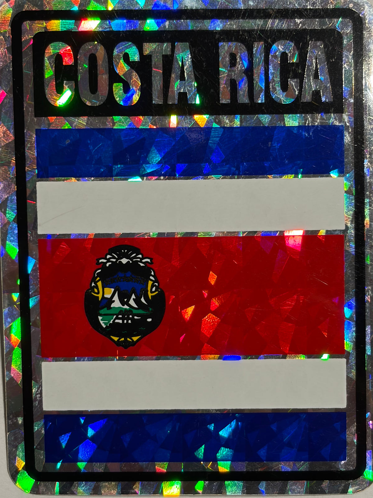 Costa Rica  Reflective Decal/Bumper Sticker