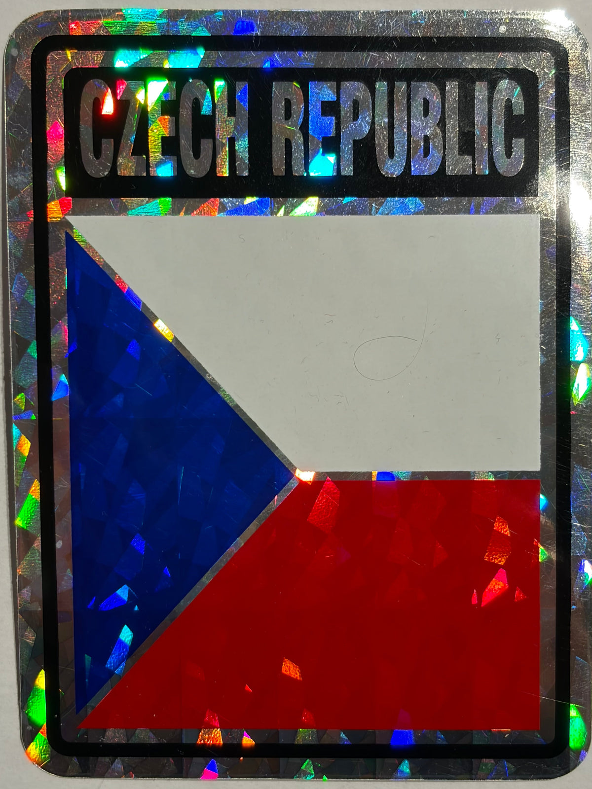 Czechia Reflective Decal/Bumper Sticker