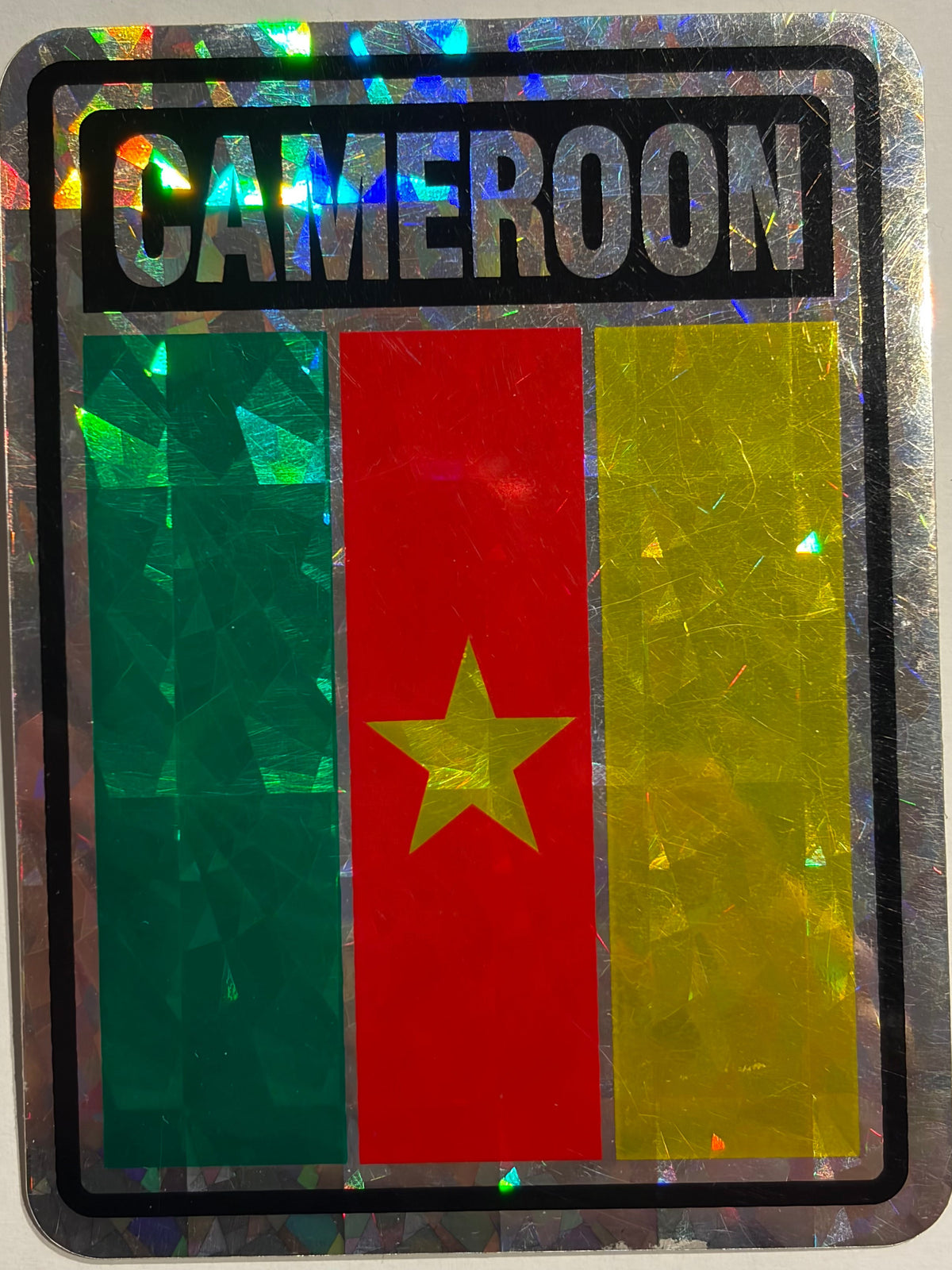 Cameroon  Reflective Decal/Bumper Sticker