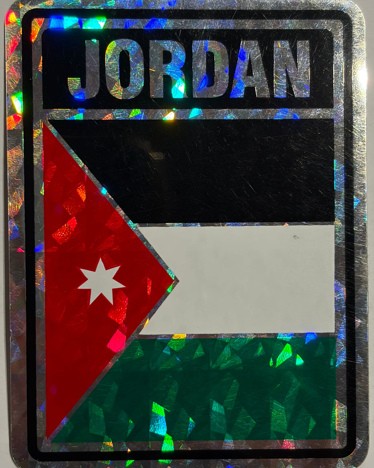 Jordan  Reflective Decal/Bumper Sticker