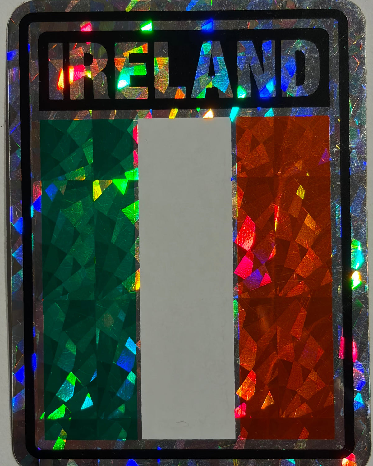 Ireland  Reflective Decal/Bumper Sticker