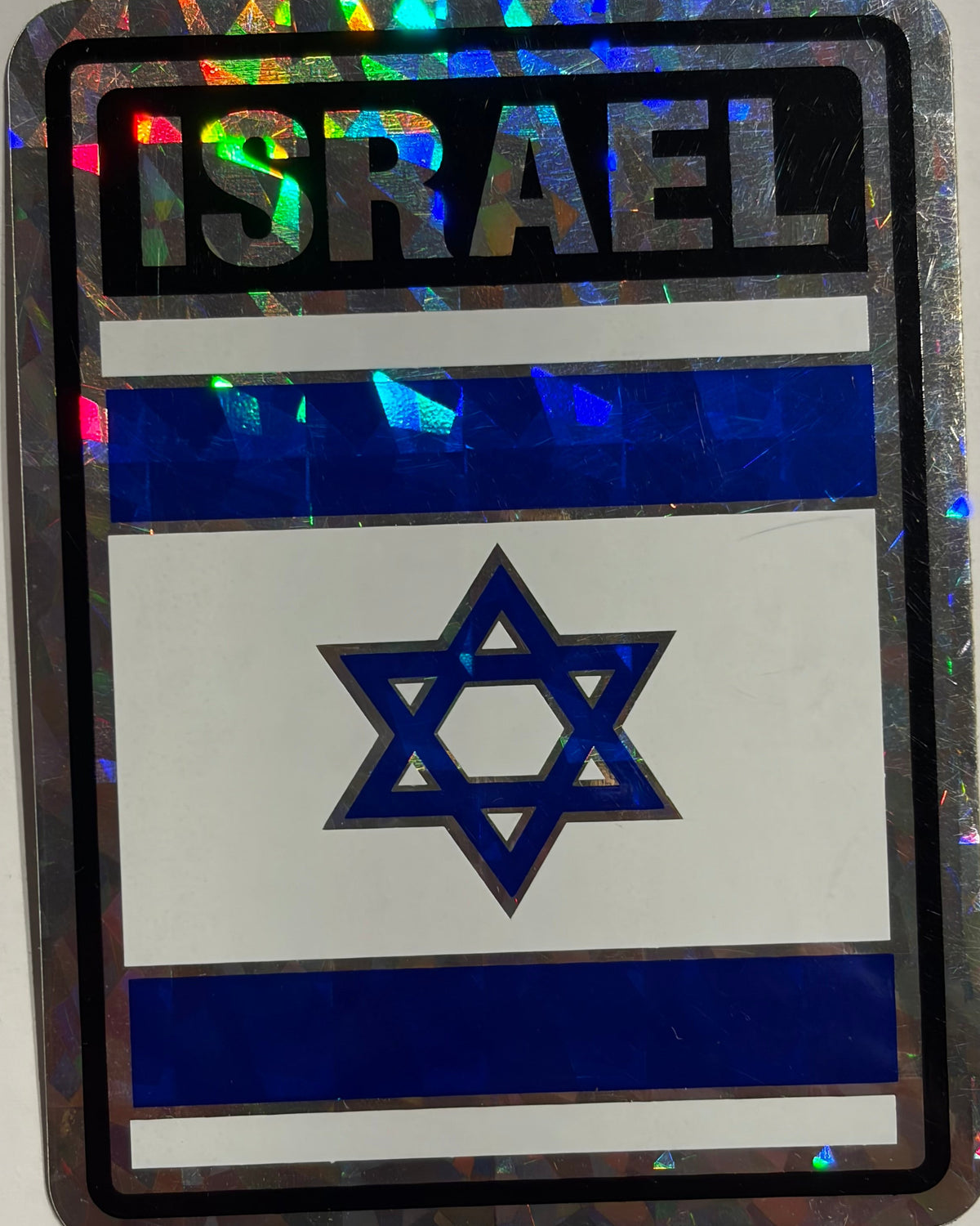Israel  Reflective Decal/Bumper Sticker