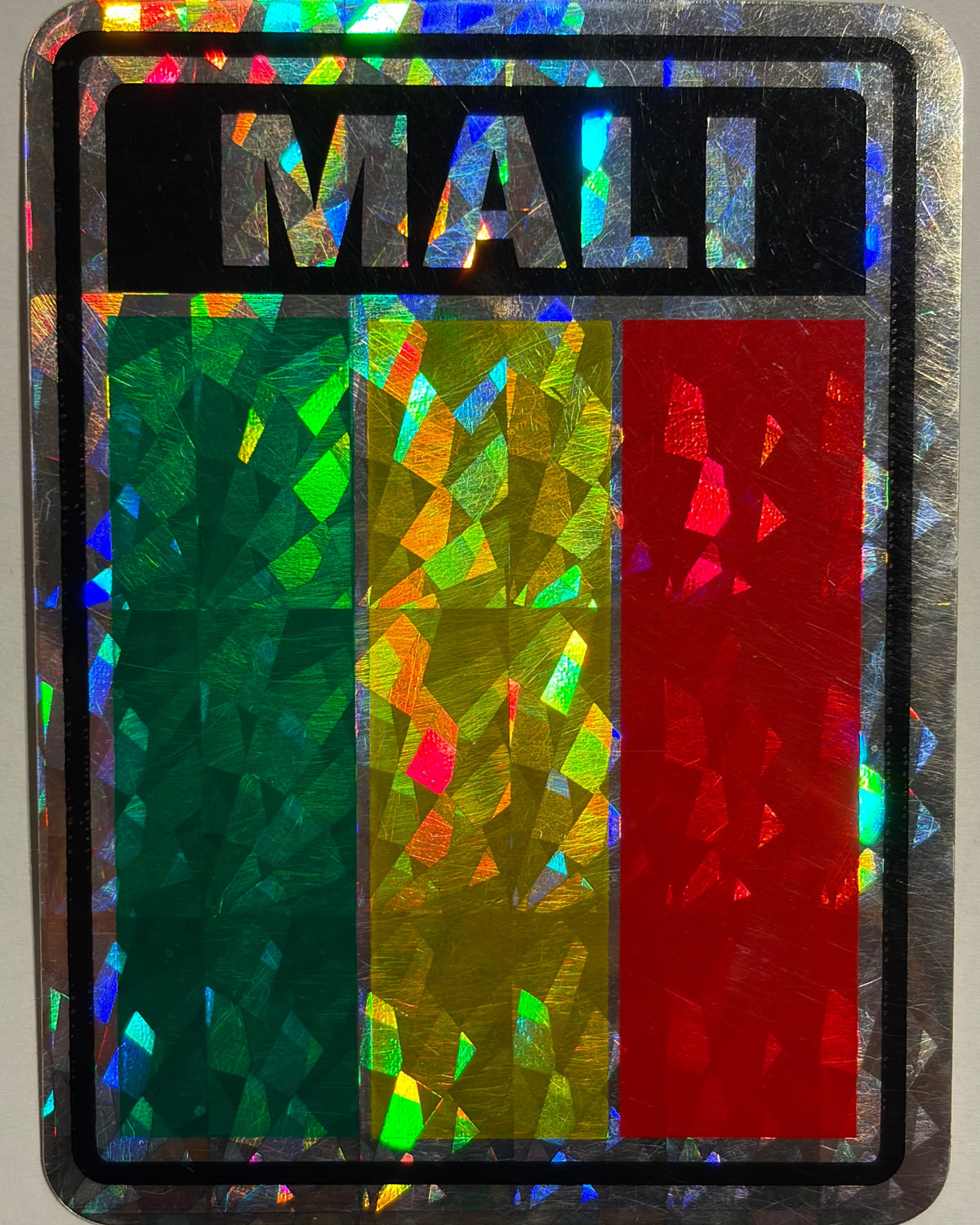 Mali  Reflective Decal/Bumper Sticker