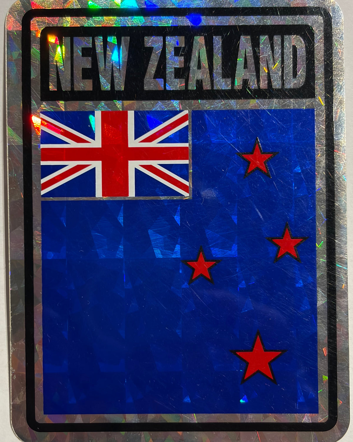 New Zealand  Reflective Decal/Bumper Sticker
