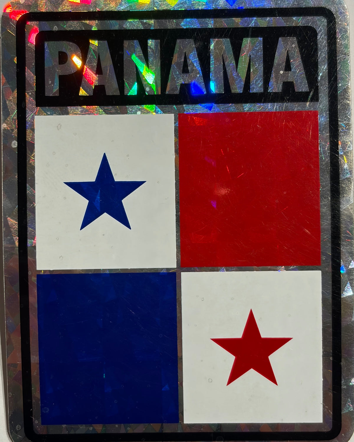 Panama  Reflective Decal/Bumper Sticker