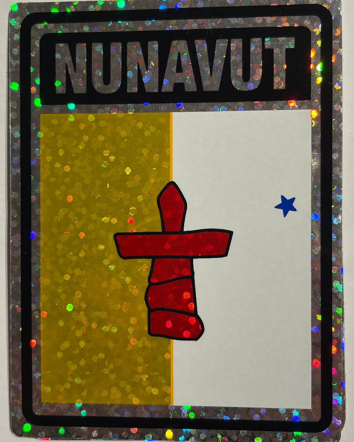 Nunavut  Reflective Decal/Bumper Sticker