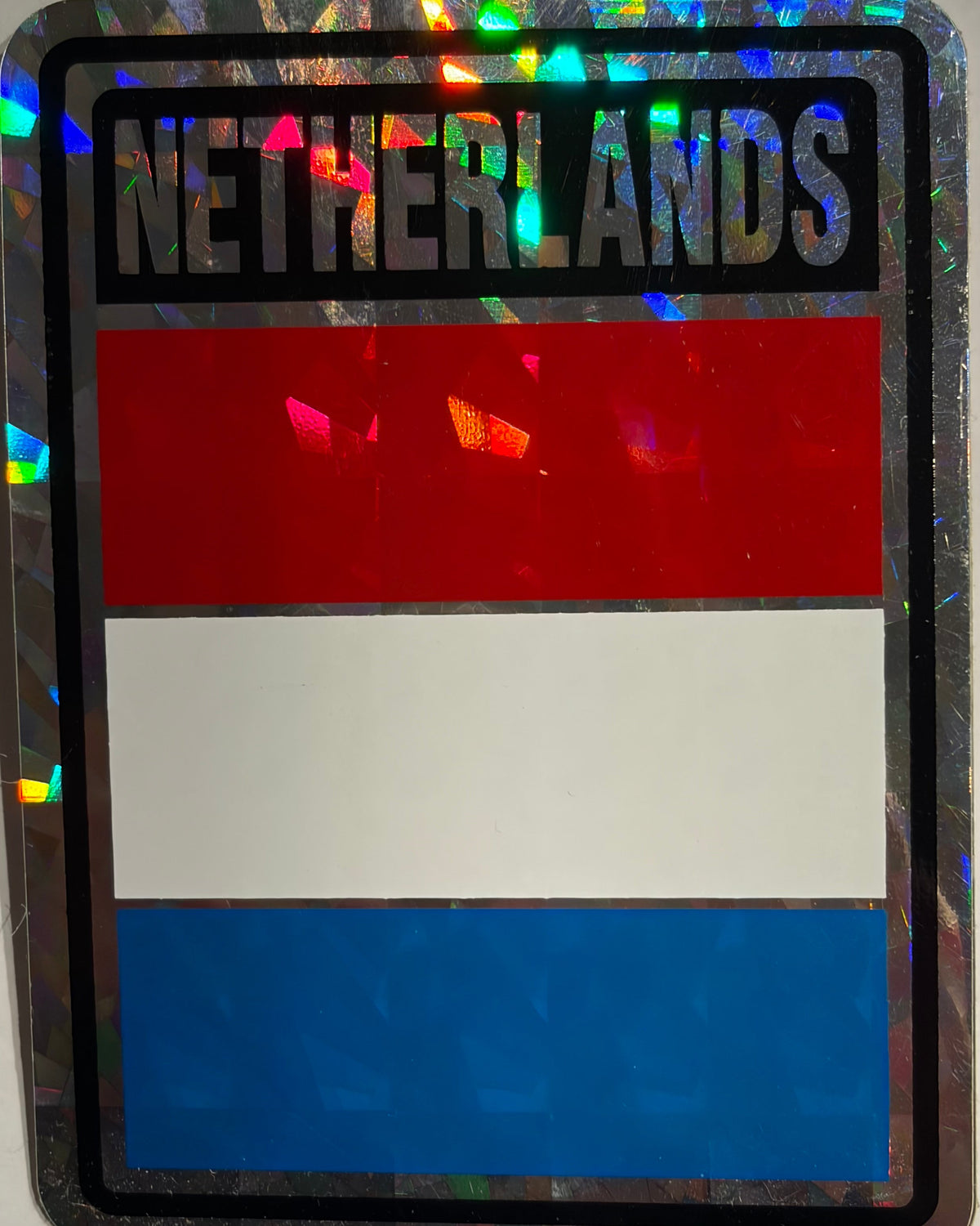 Netherlands  Reflective Decal/Bumper Sticker