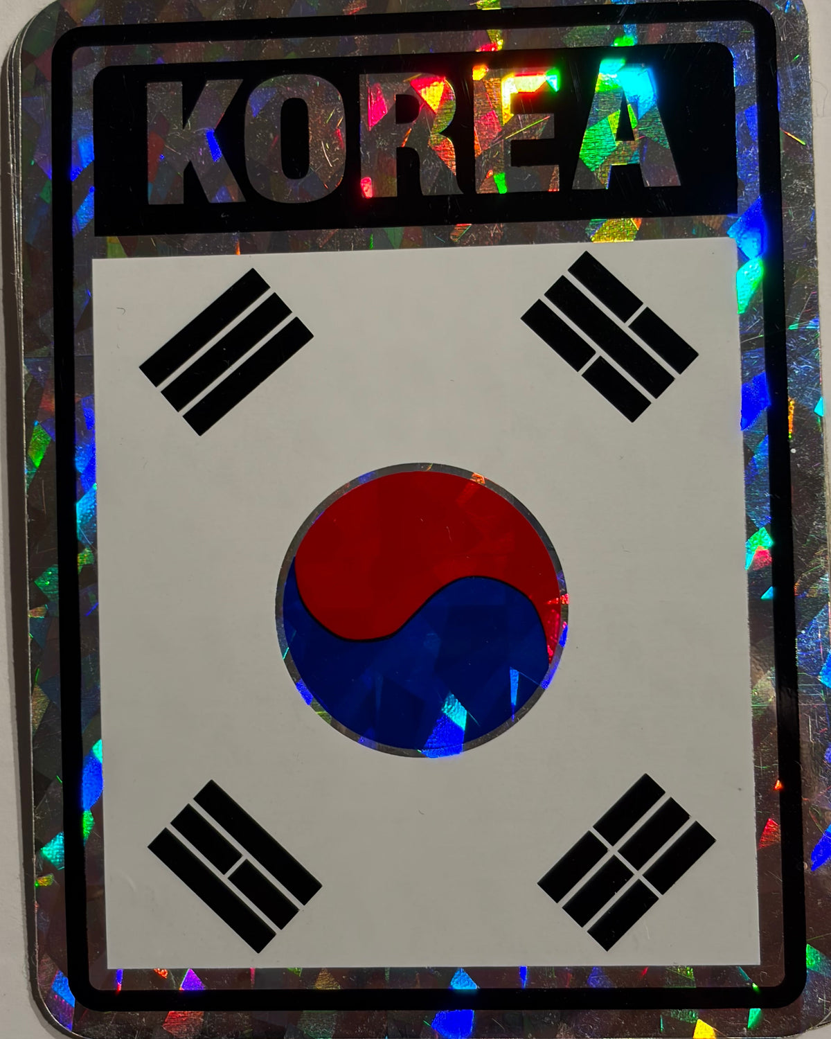 Korea  Reflective Decal/Bumper Sticker