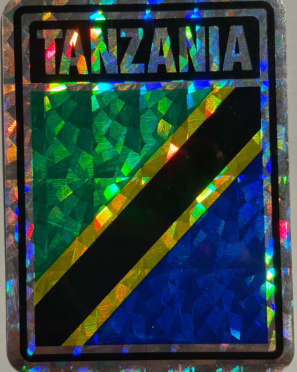 Tanzania  Reflective Decal/Bumper Sticker