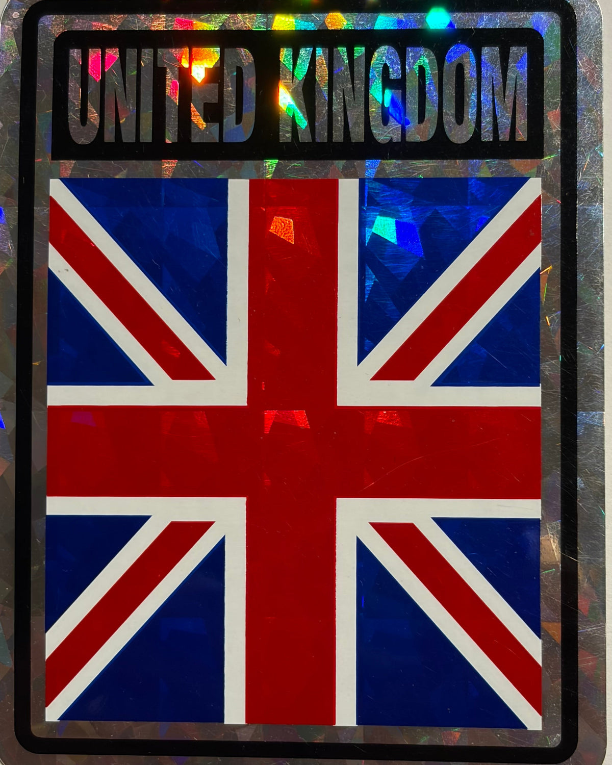 United Kingdom  Reflective Decal/Bumper Sticker
