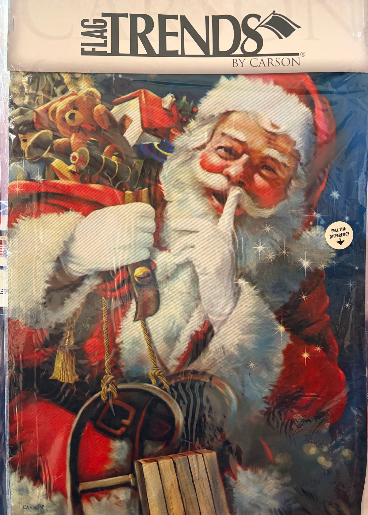 Santa Claus 12x18 inch Banner