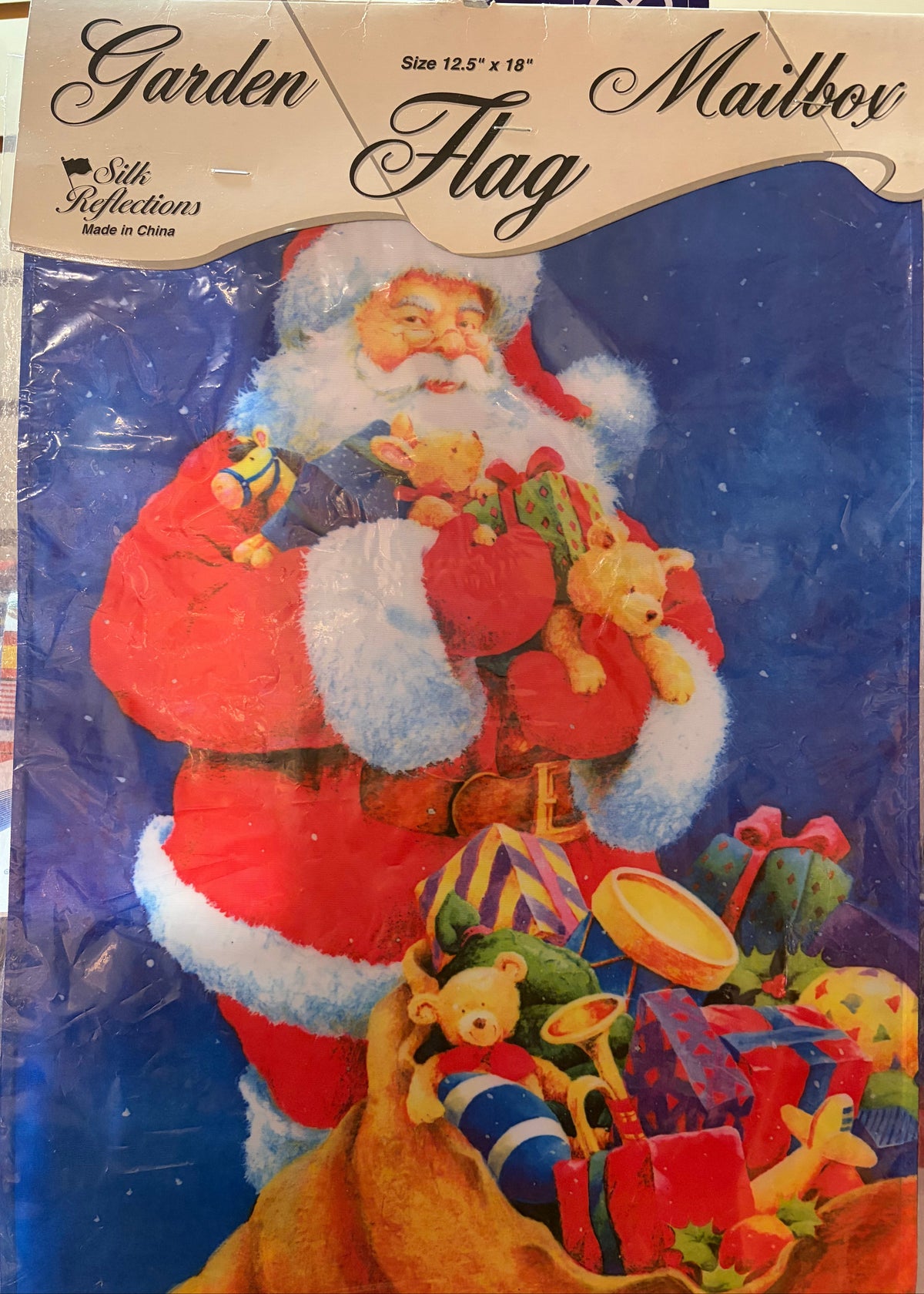 Santa 12x18 inch Banner