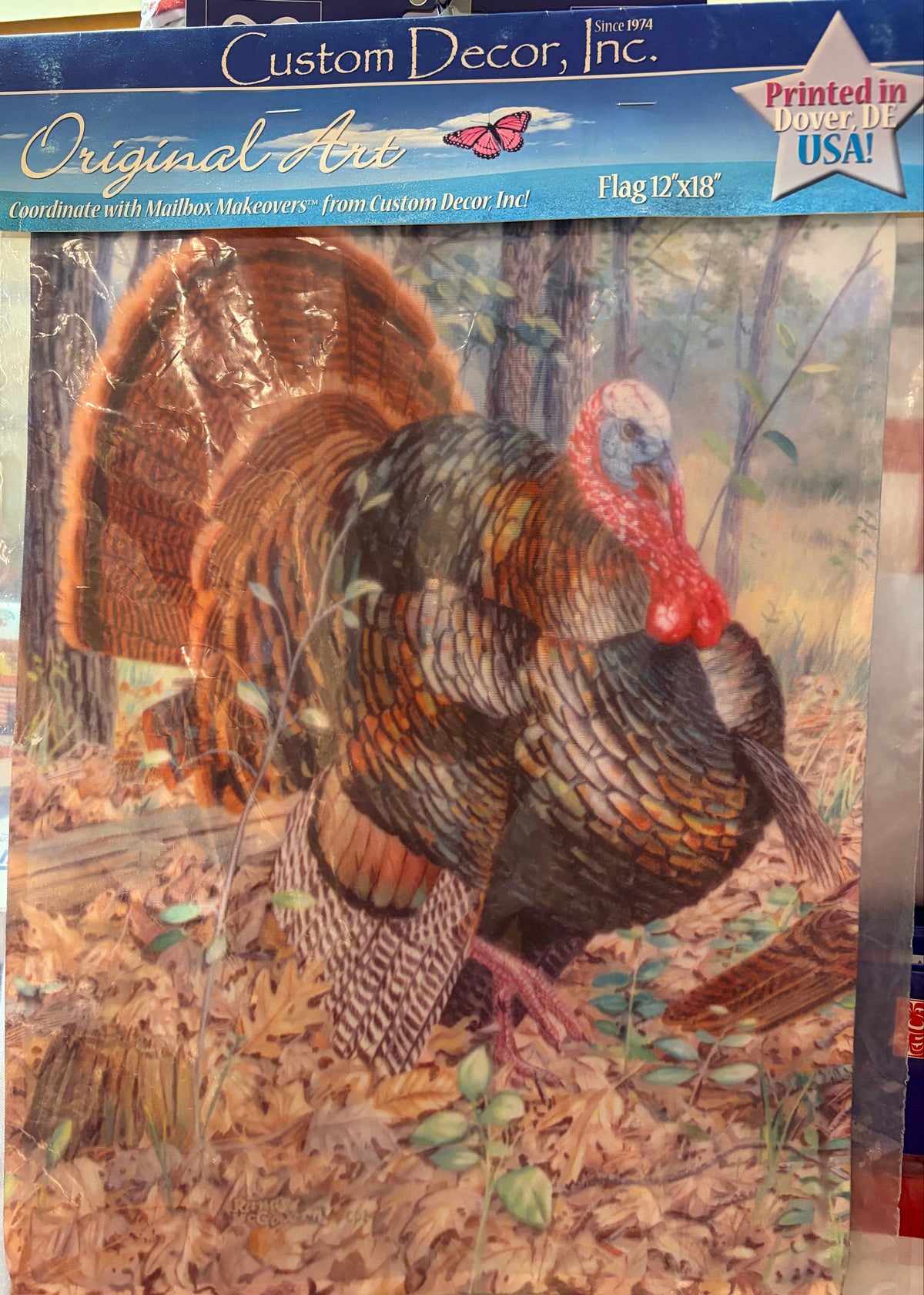 Wild Turkey 12x18 inch Banner